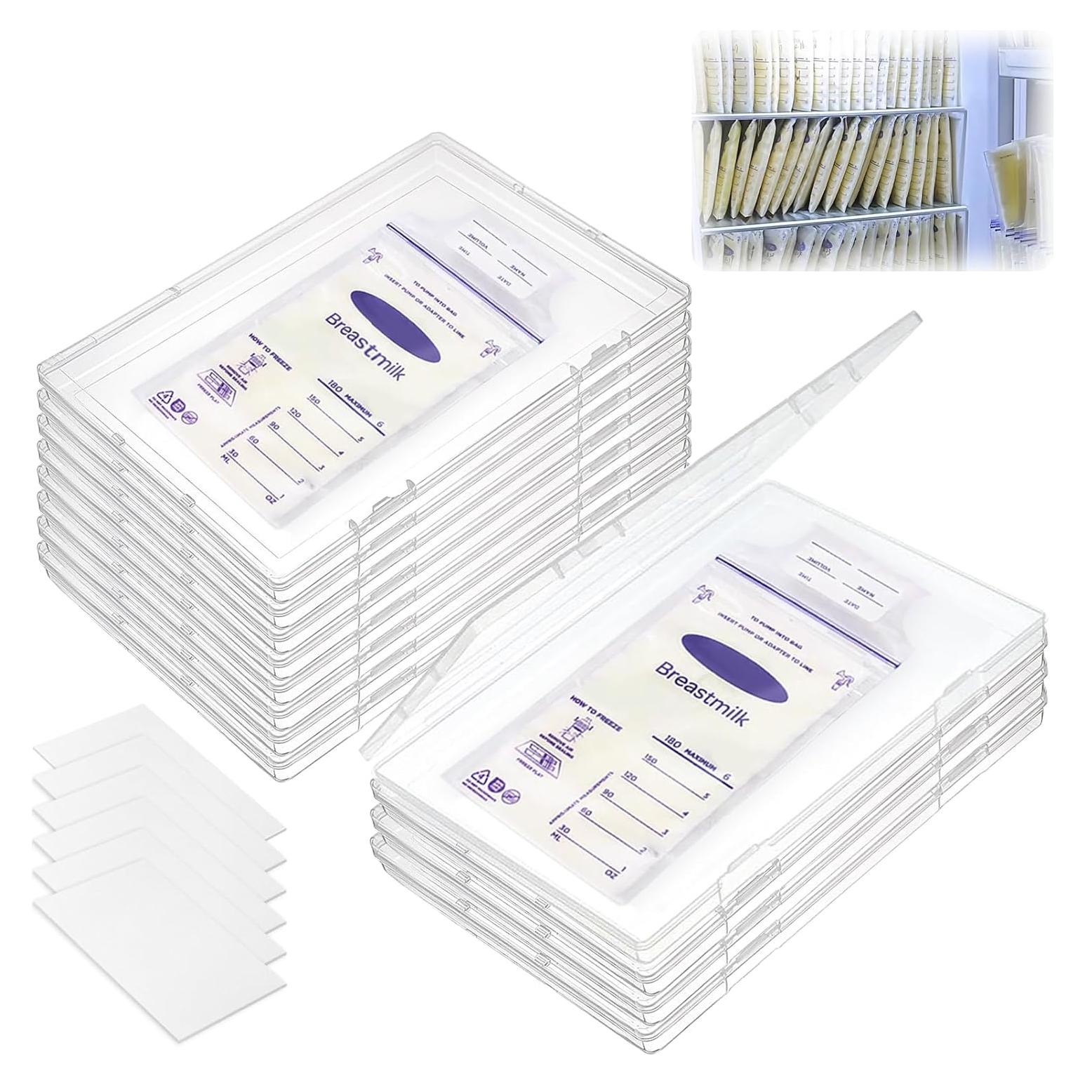 Organizador de Leche Materna ZIFUNY 12 Bolsas 2-6oz Apilable