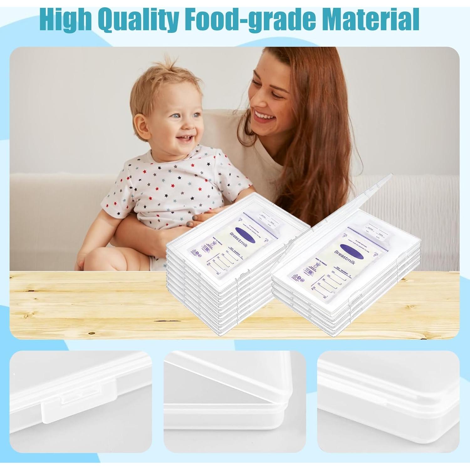 Organizador de Leche Materna ZIFUNY 12 Bolsas 2-6oz Apilable
