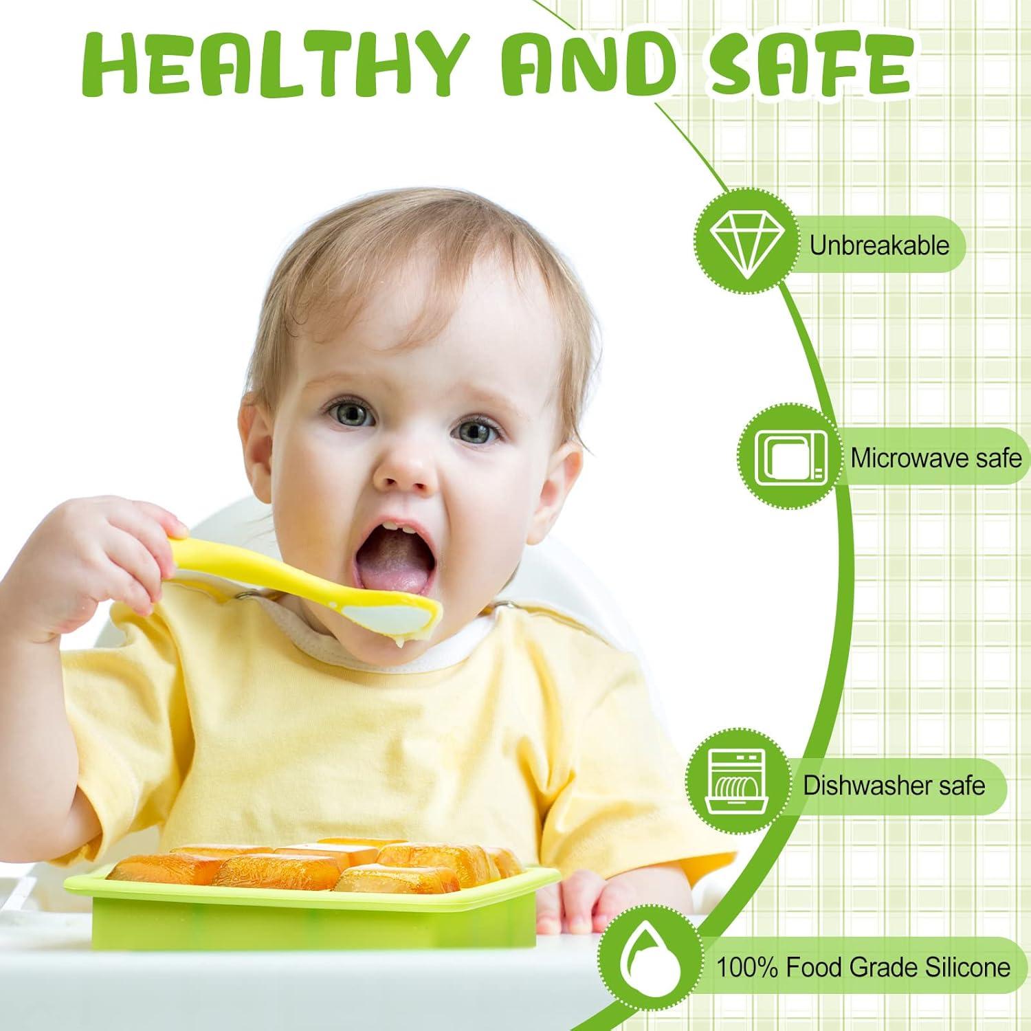 Contenedores de Almacenamiento de Alimentos para Bebés Rtteri 6 Piezas