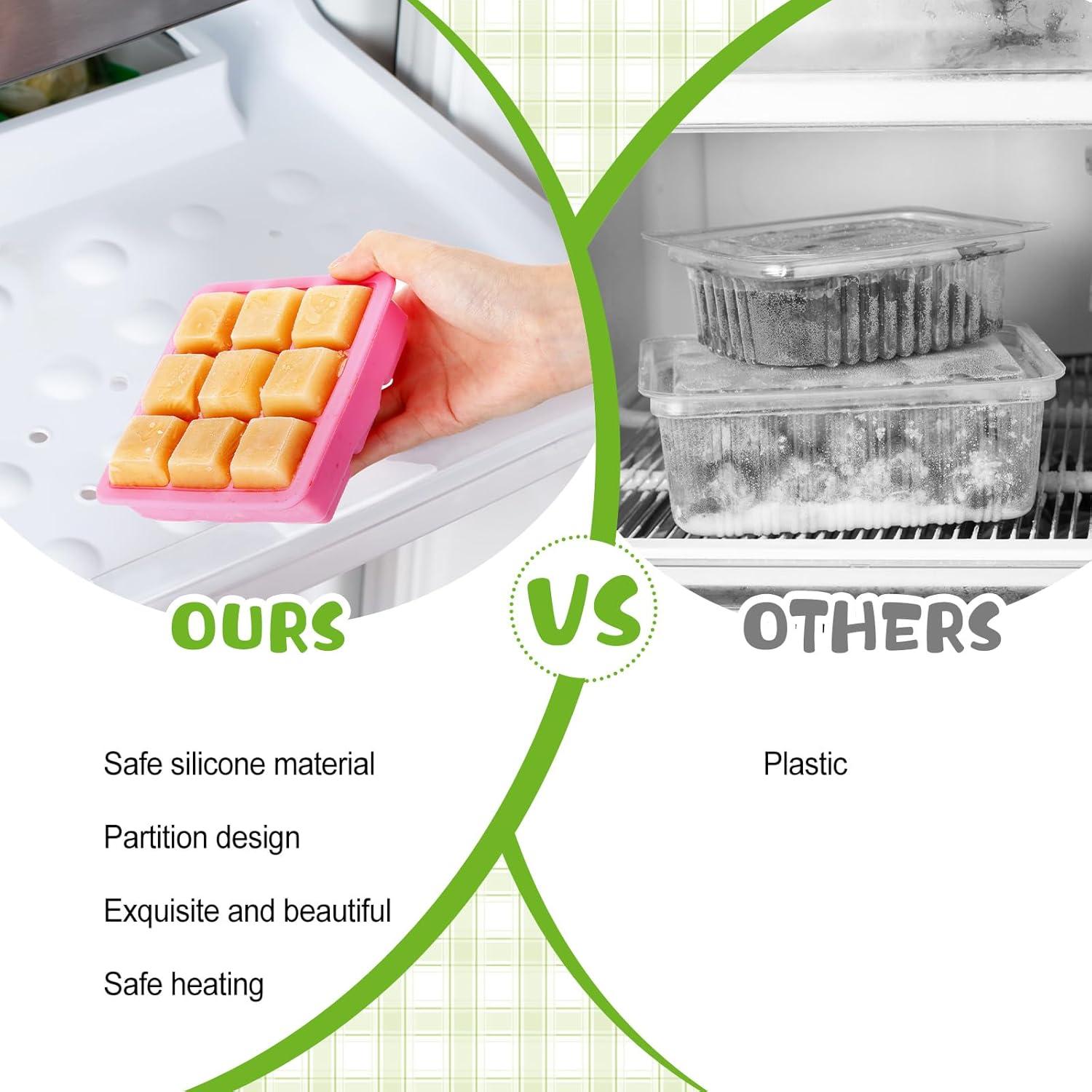 Contenedores de Almacenamiento de Alimentos para Bebés Rtteri 6 Piezas