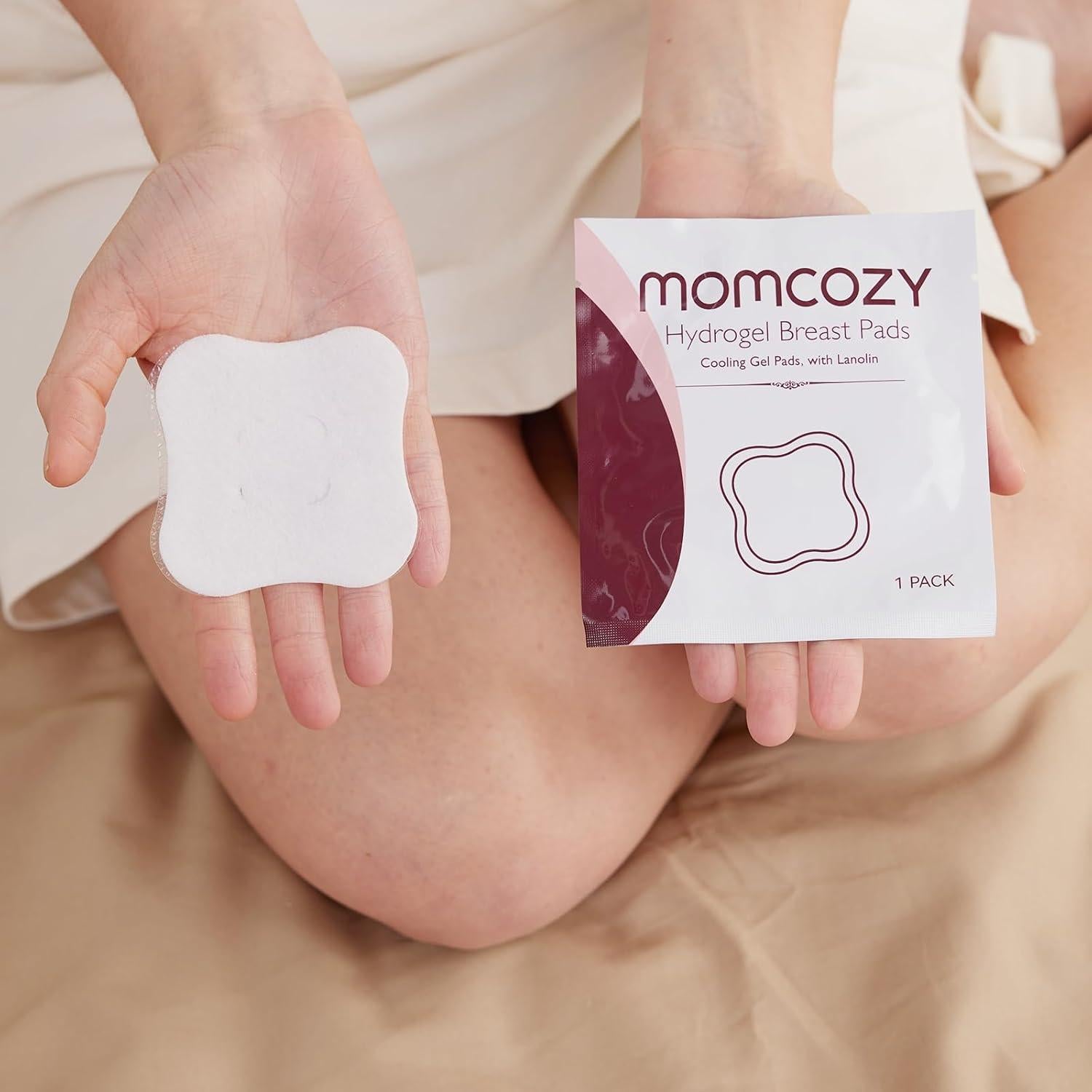 Momcozy Almohadillas de Hidrogel para Lactancia - 8 Piezas