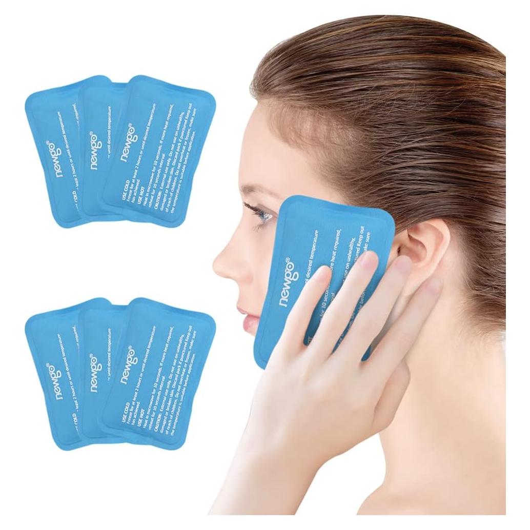 Paquetes de Hielo Reutilizables NEWGO - 6 Paquetes 11.4x8.1cm