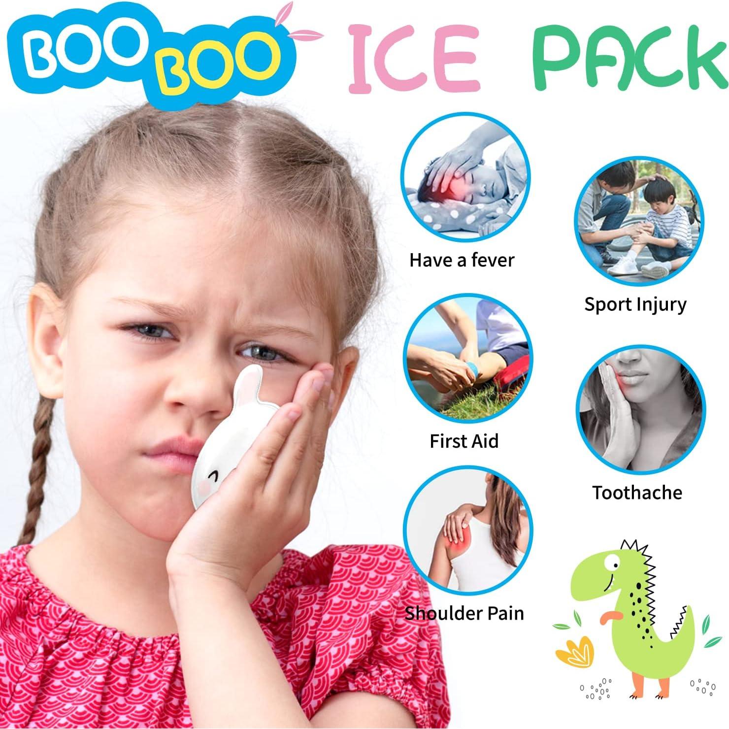 4 Paquetes de Hielo Reutilizables para Niños Herb Life 9.7x8.1 cm
