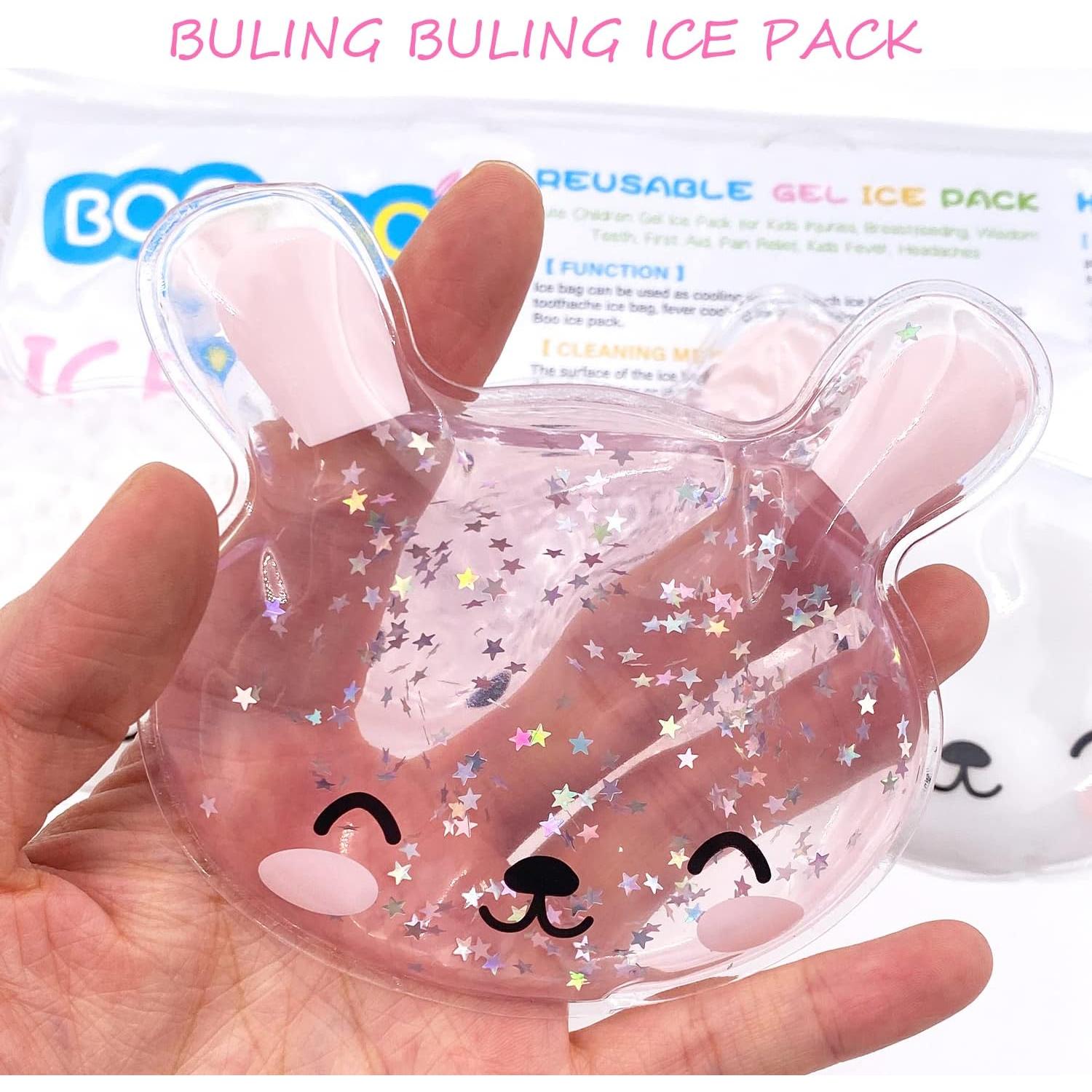 4 Paquetes de Hielo Reutilizables para Niños Herb Life 9.7x8.1 cm