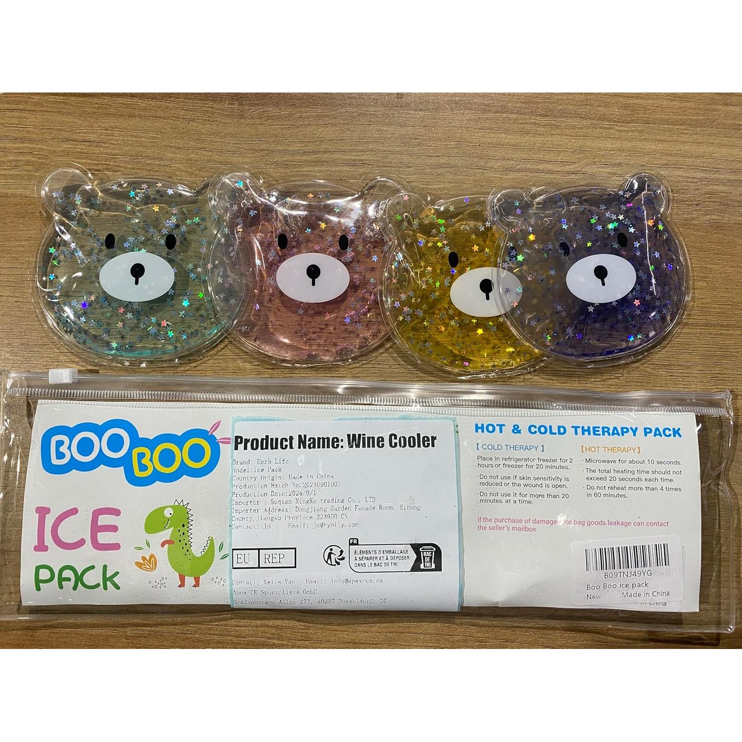 Paquete de Hielo Reutilizable para Niños Herb Life - 4 Pcs