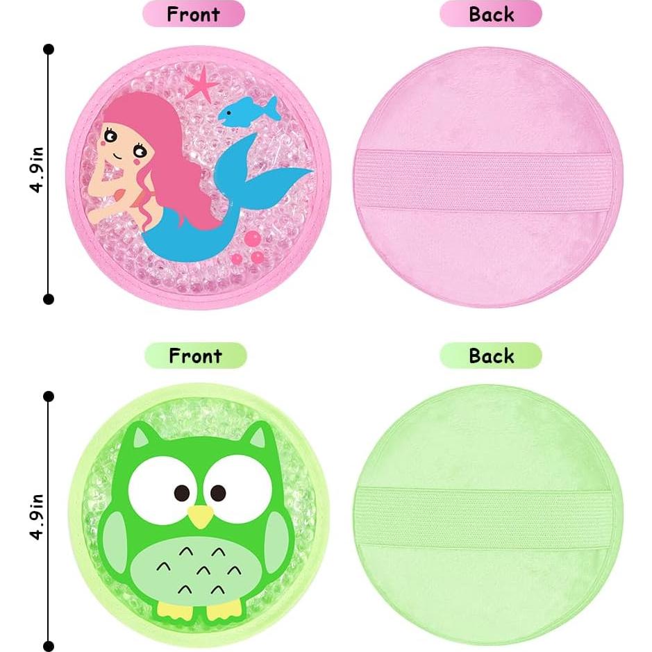 Paquetes de Hielo Reutilizables CONBELLA 12.2 cm para Niños