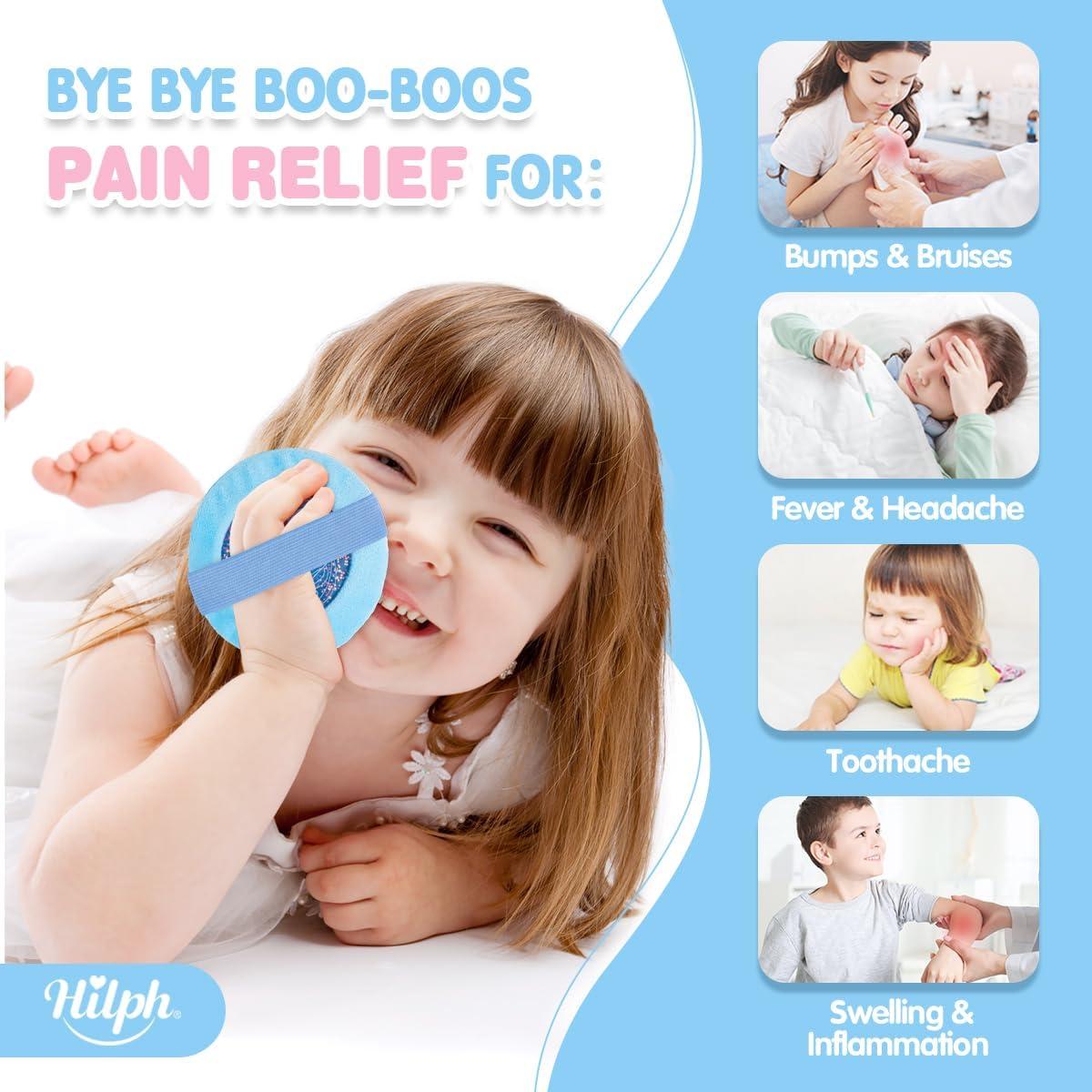 Paquete de Hielo para Niños Hilph - 4 Paquetes Reutilizables con Funda