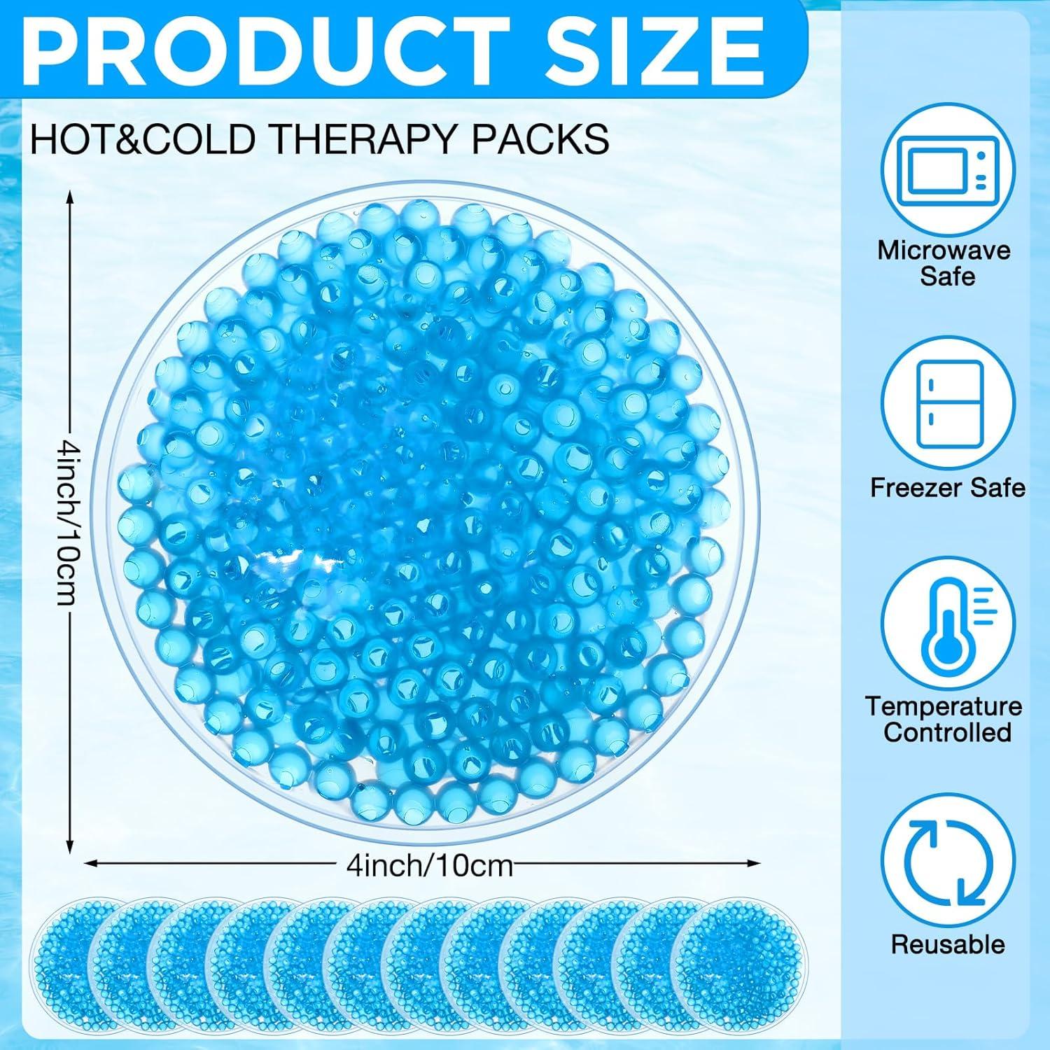 Paquetes de Hielo Reutilizables TrelaCo 60 Pcs 10x10 cm