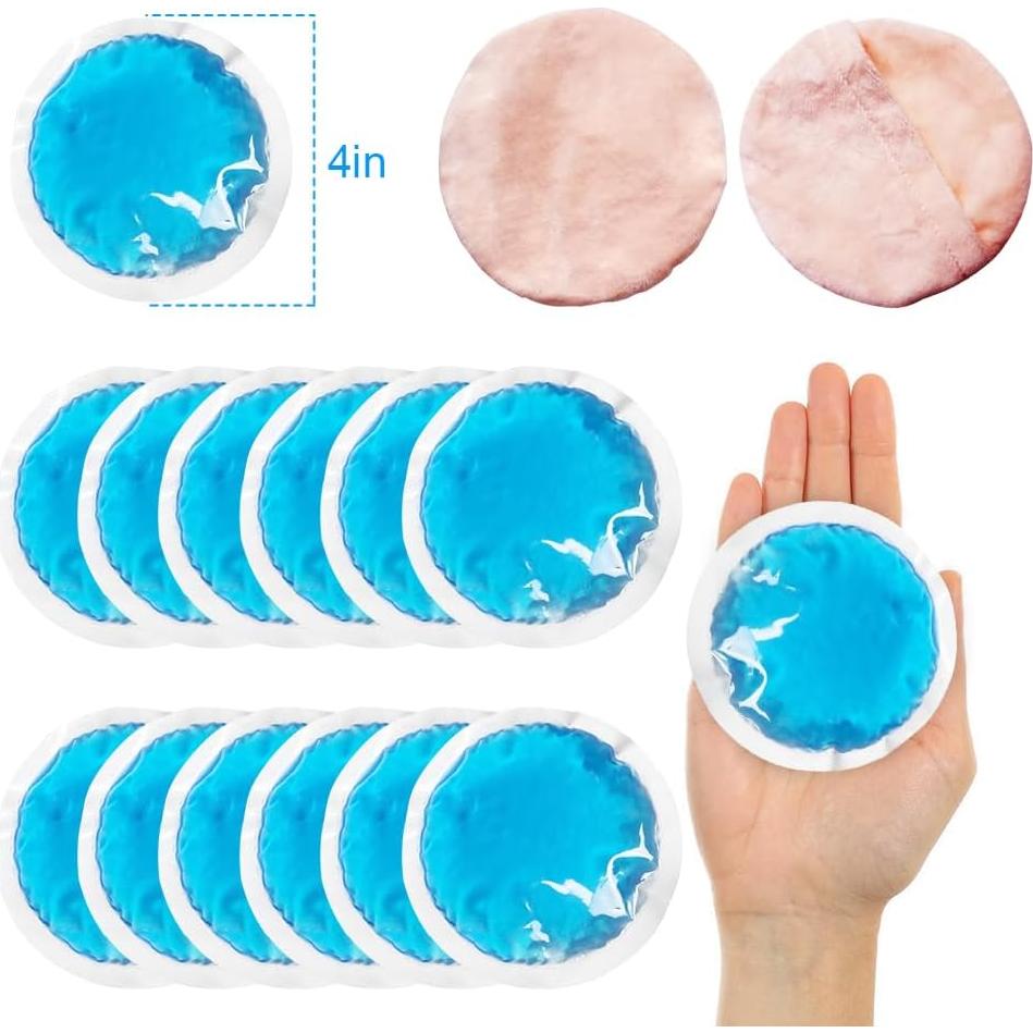 Paquete de Hielo Redondo Pequeño WOTING 10.16 cm - 12 Unidades