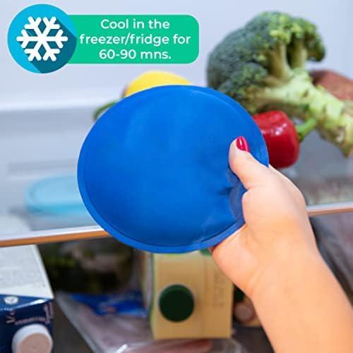 Paquete de Hielo Gel Reutilizable Sport Emblema 2 Pcs 14 cm