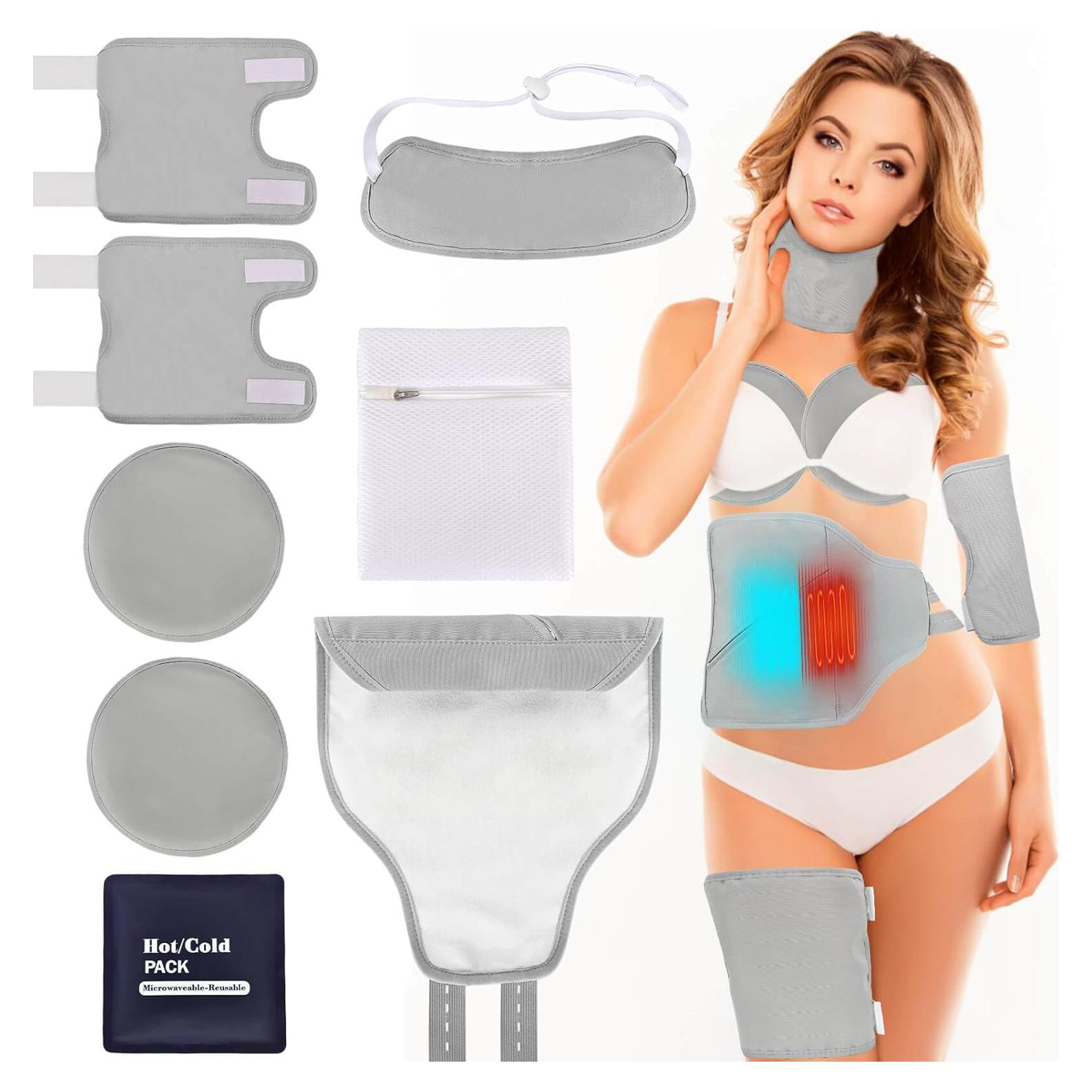 Kit de Paquete de Aceite de Ricino HUIJUTCHEN 8 Piezas Orgánico