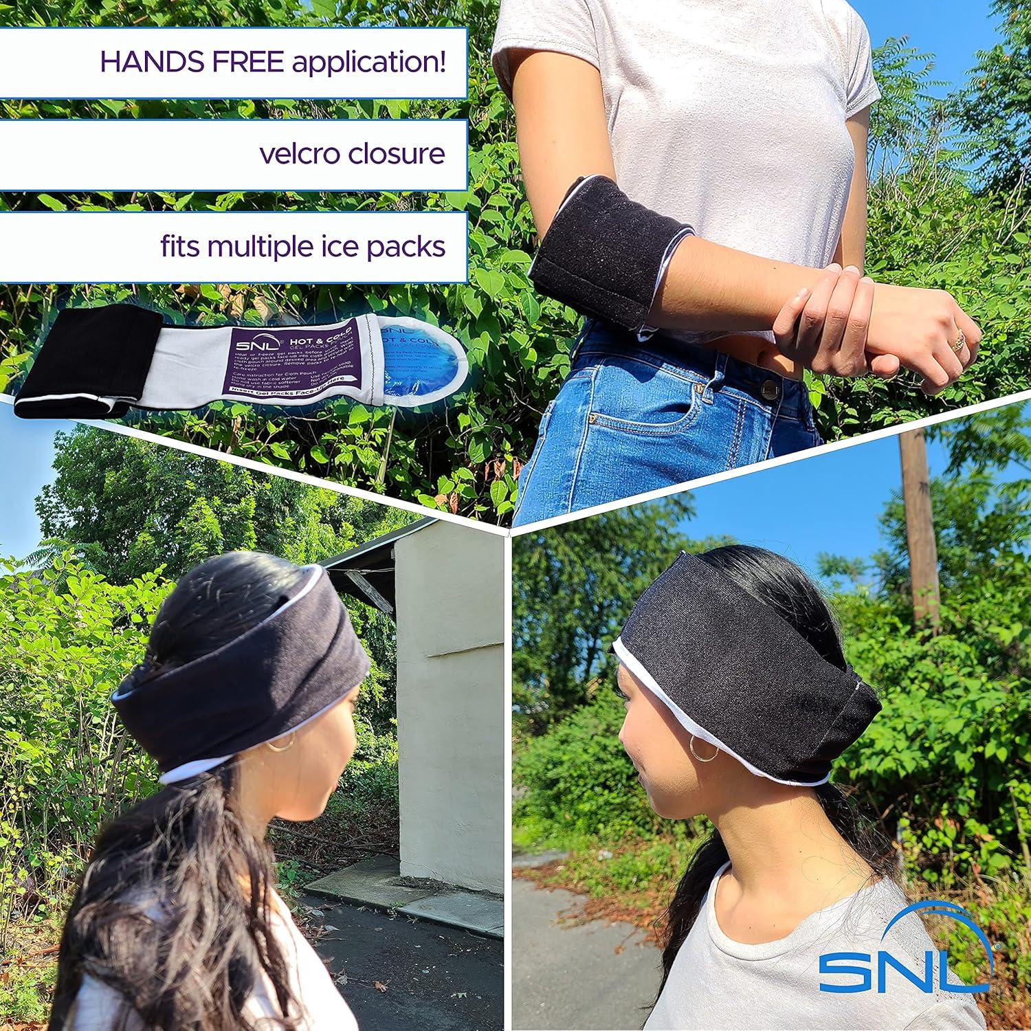 Paquetes de Gel Reutilizables SNL - 6 Unidades, 10.16 cm, Alivio Dolor