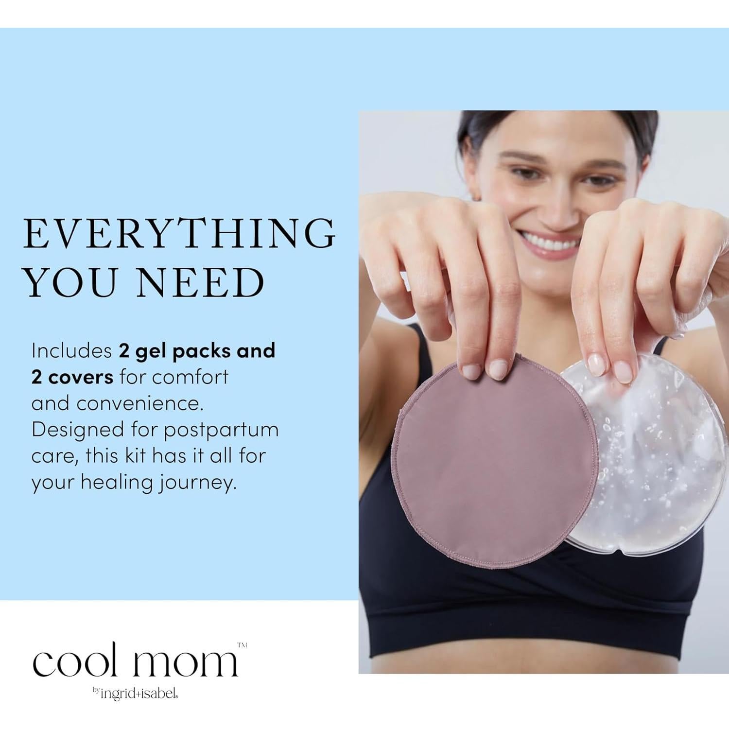 Paquete de Terapia de Lactancia Ingrid & Isabel - Gel Caliente y Frío Reutilizable