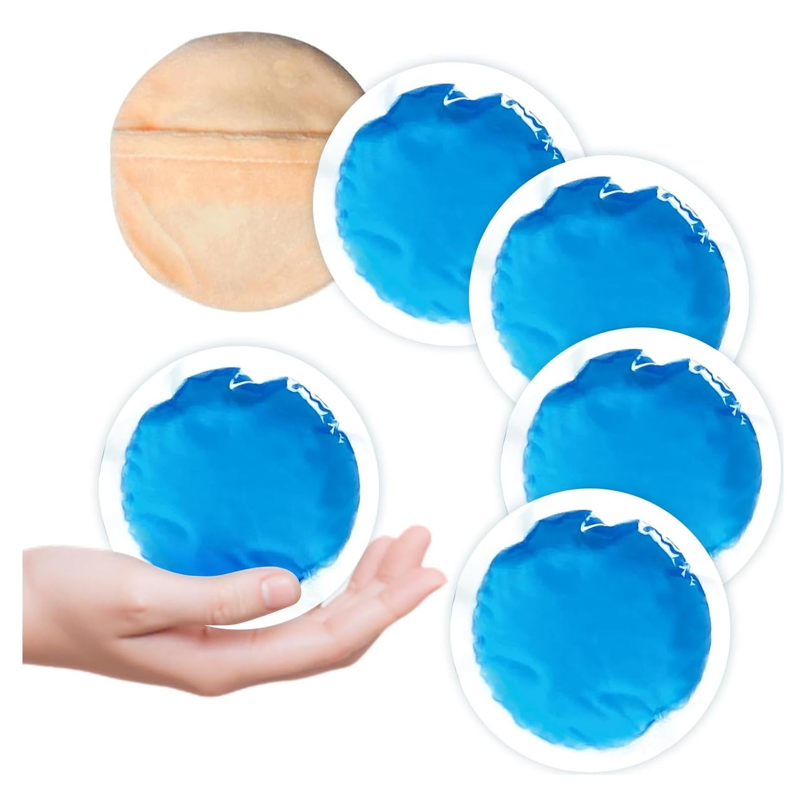 Paquete de Hielo Redondo Pequeño WORLD-BIO - 5 Unidades Gel Reutilizable