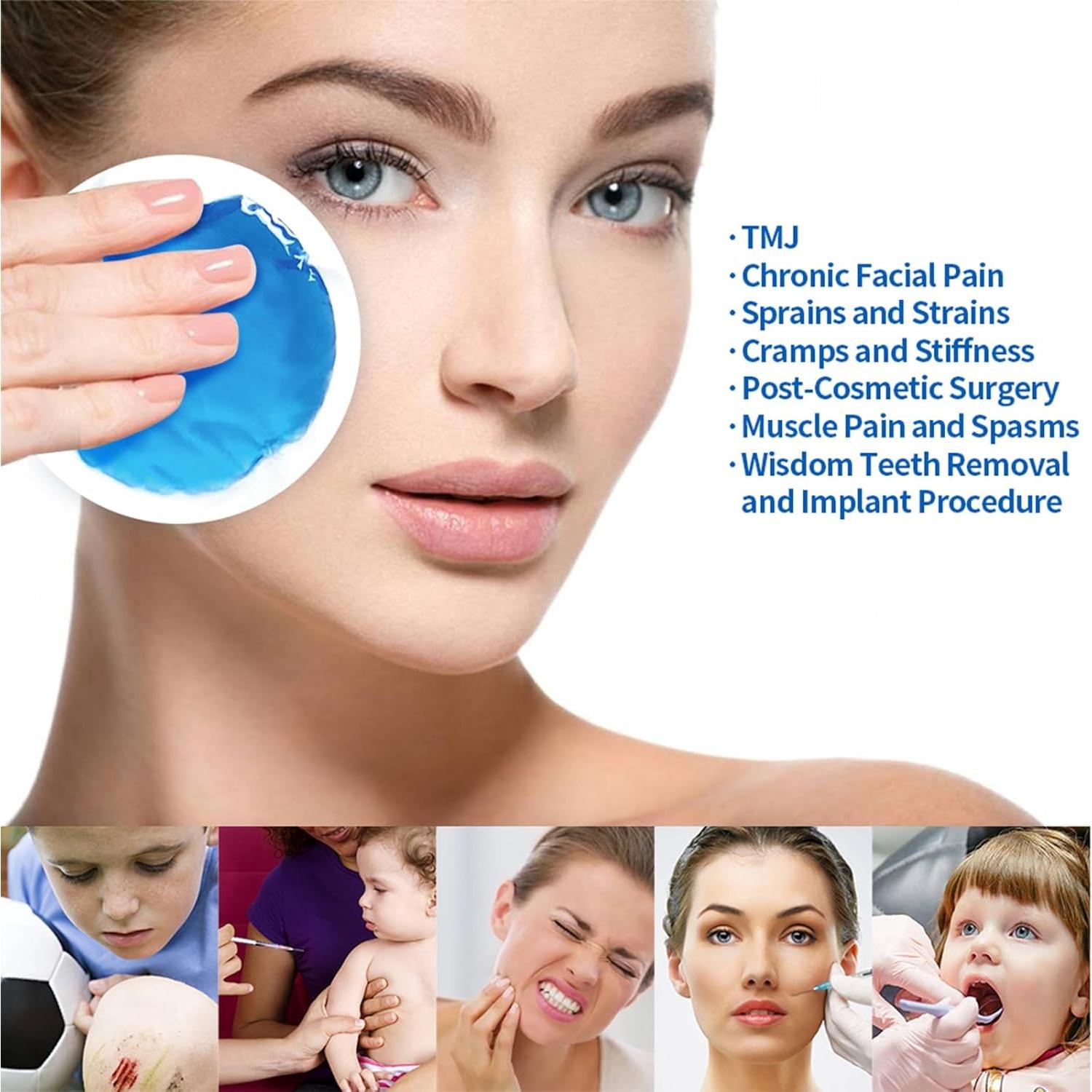 Paquete de Hielo Redondo Pequeño WORLD-BIO - 5 Unidades Gel Reutilizable