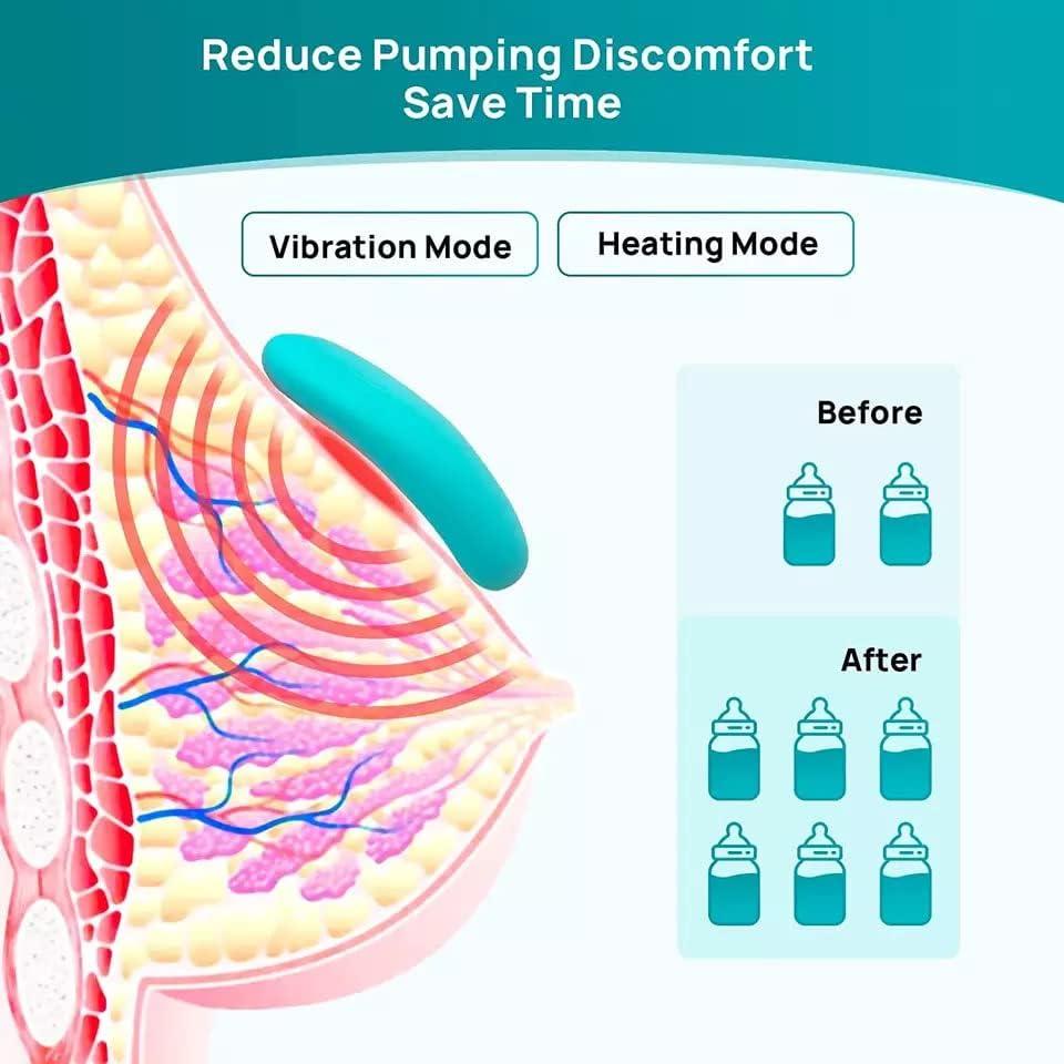 Masajeador Doble de Lactancia Calentado Dongguan V22