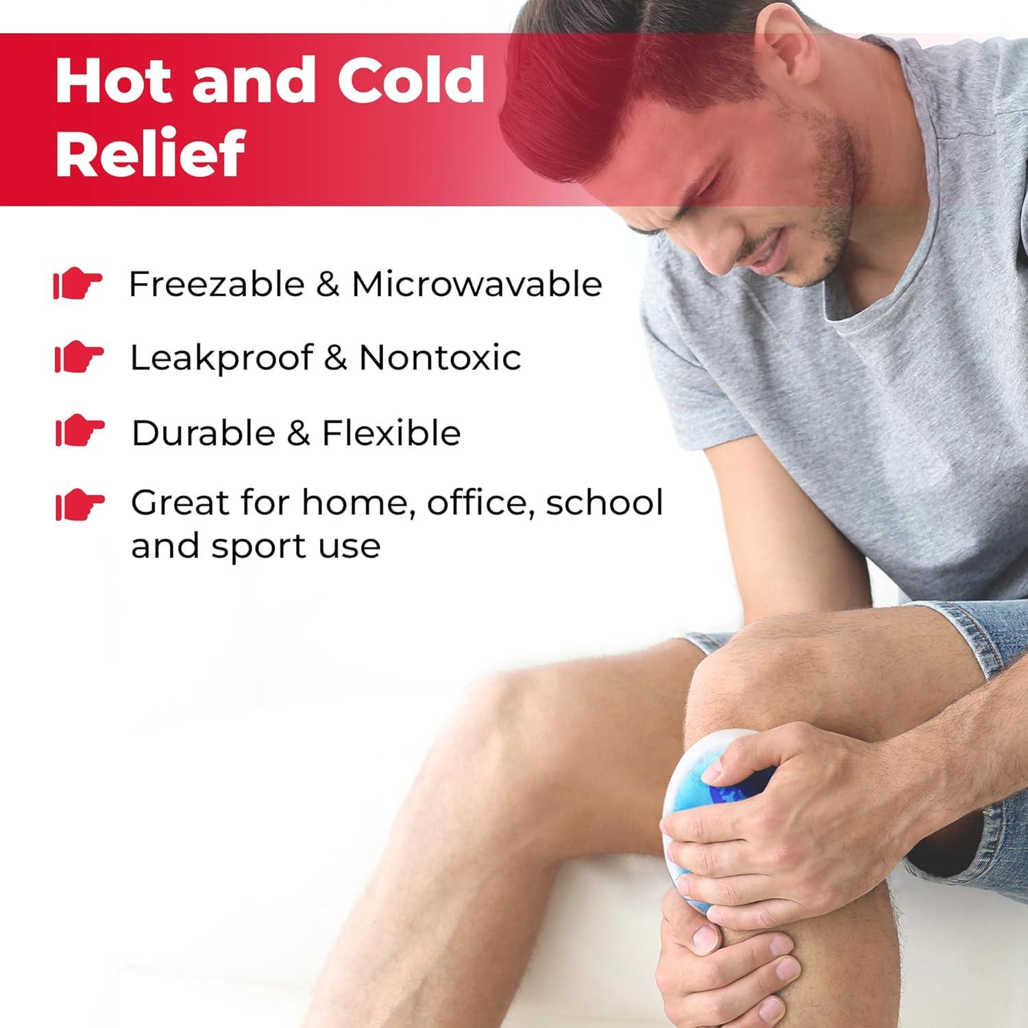 Paquete de Hielo de Gel Reutilizable EverOne 10 cm - Alivio Caliente y Frío