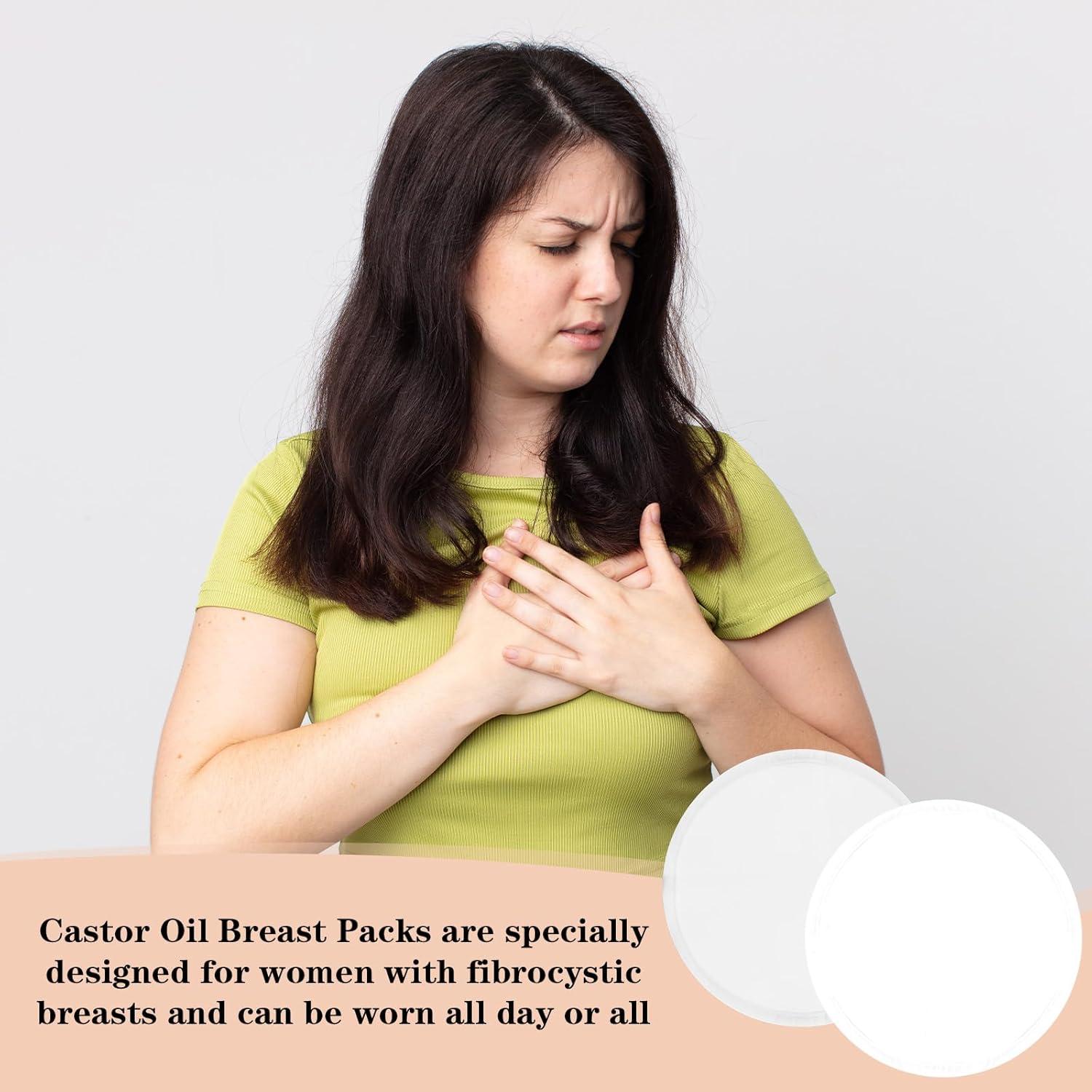 Paquete de Almohadillas de Aceite de Ricino HJZHII 2 Piezas 23.5cm