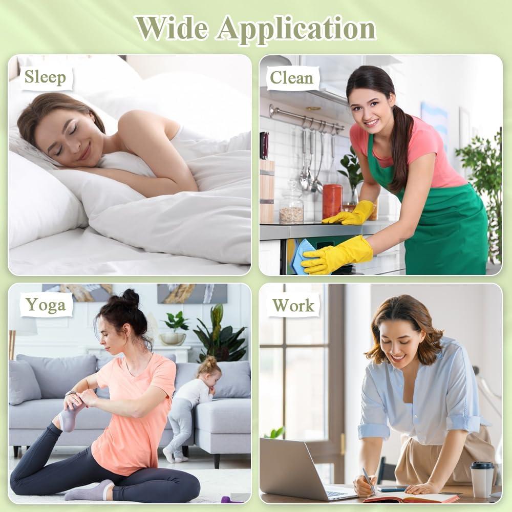 Compresas Reutilizables de Aceite de Ricino ECISZ - 2 Piezas