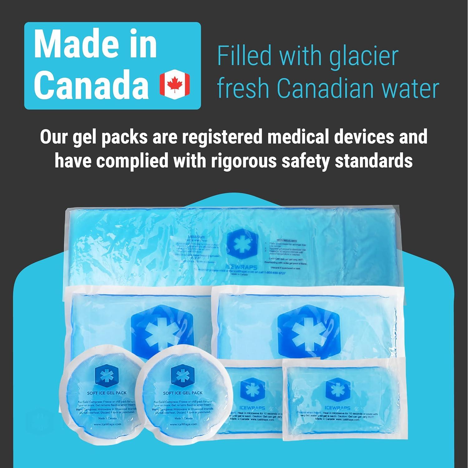 Paquete de Hielo de Gel Reutilizable ICEWRAPS - 7 Piezas