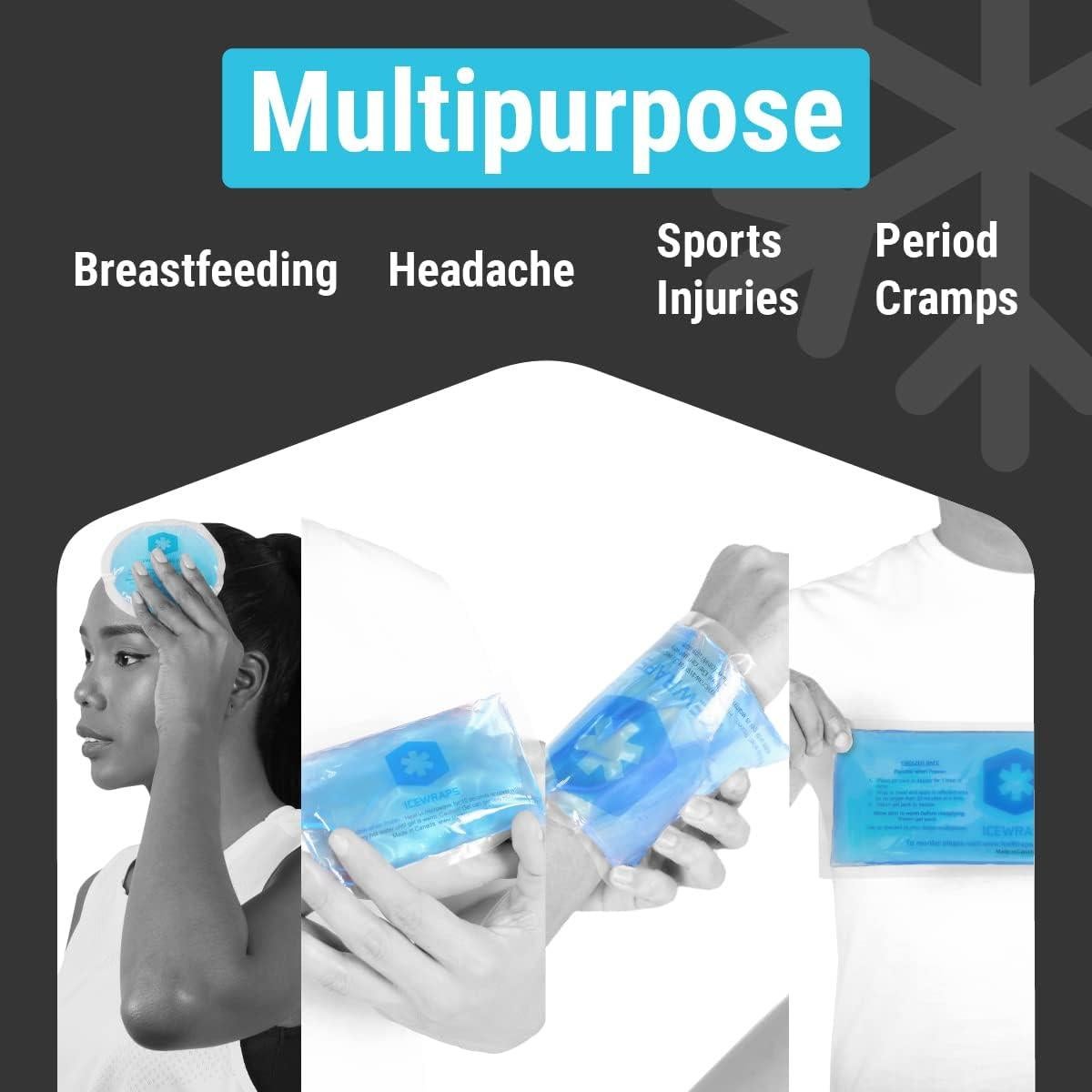 Paquete de Hielo de Gel Reutilizable ICEWRAPS - 7 Piezas