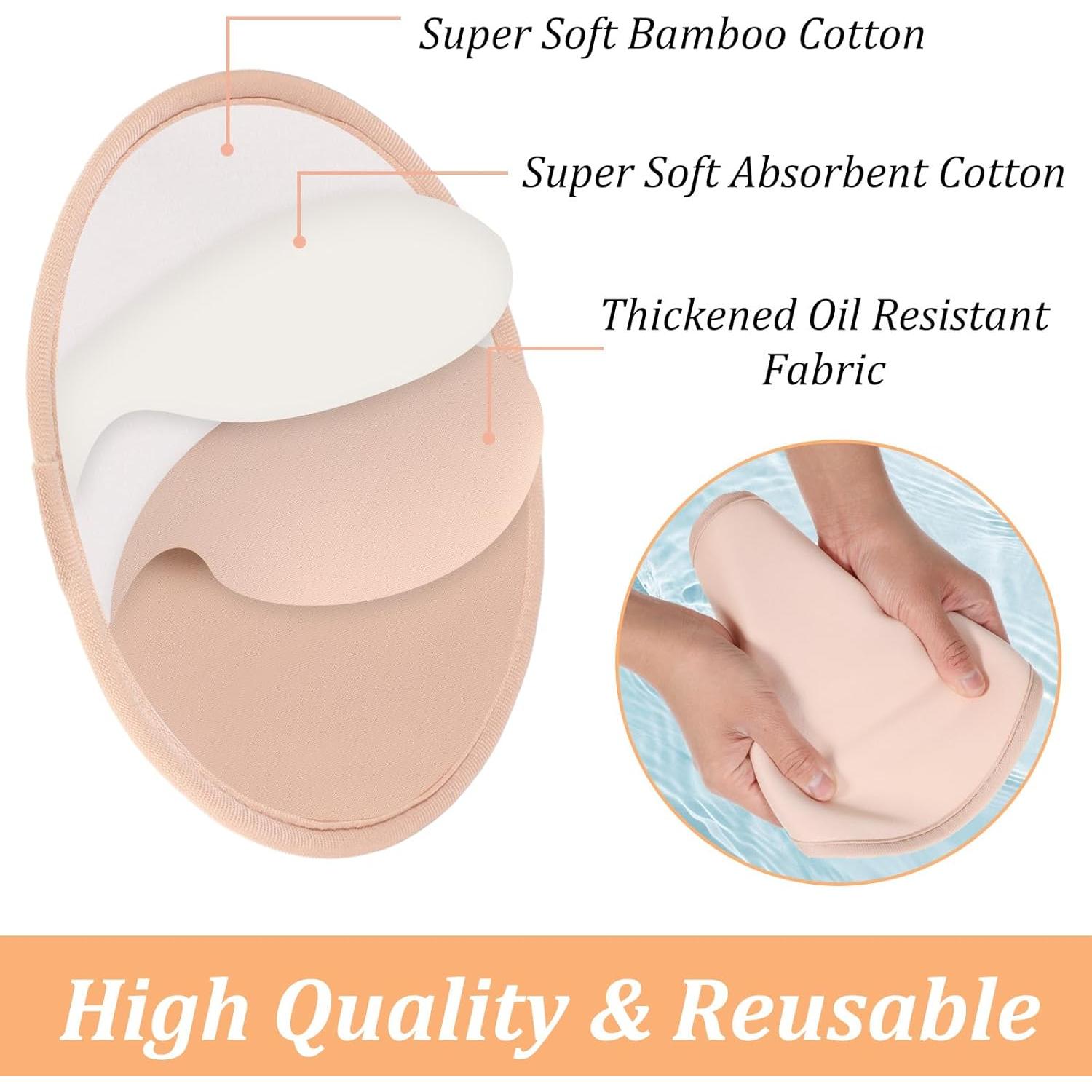 2 Almohadillas de Aceite de Ricino Orgánico para Senos Yolev