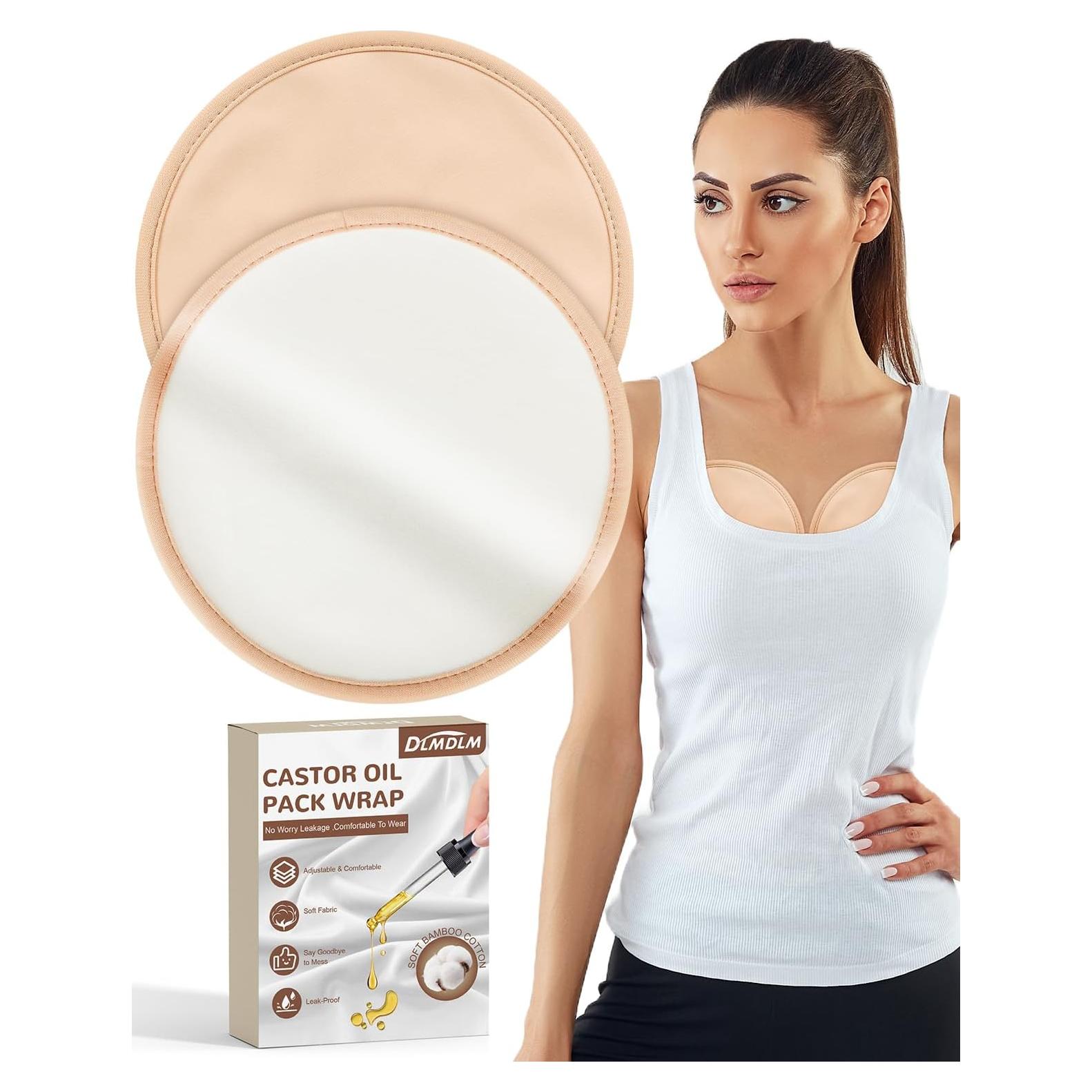 Almohadillas de Aceite de Ricino Reutilizables DLMDLM 2 Pcs