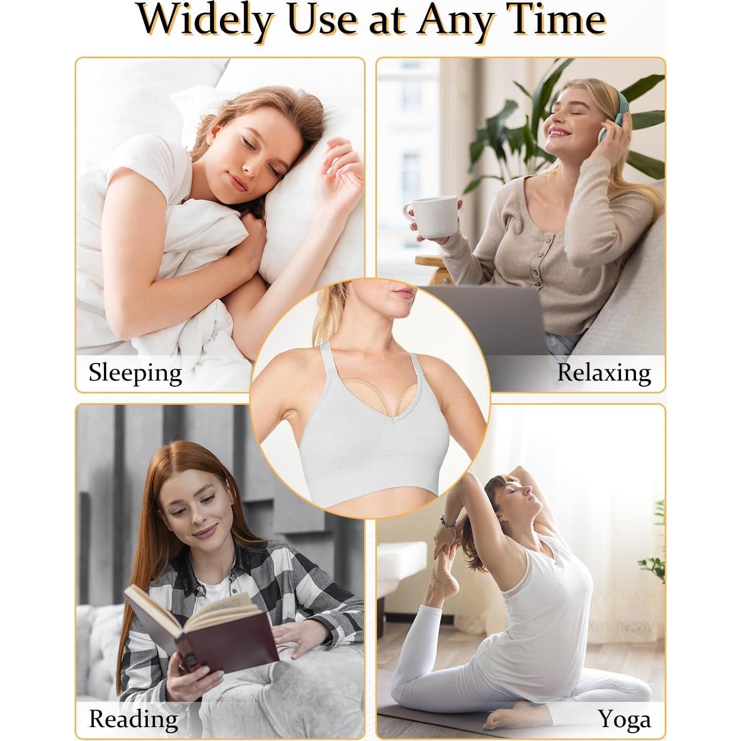 Almohadillas de Aceite de Ricino Reutilizables DLMDLM 2 Pcs