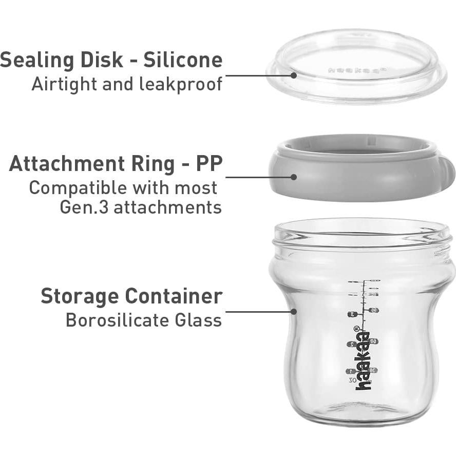 Contenedor de Almacenamiento de Leche Materna Haakaa 120ml