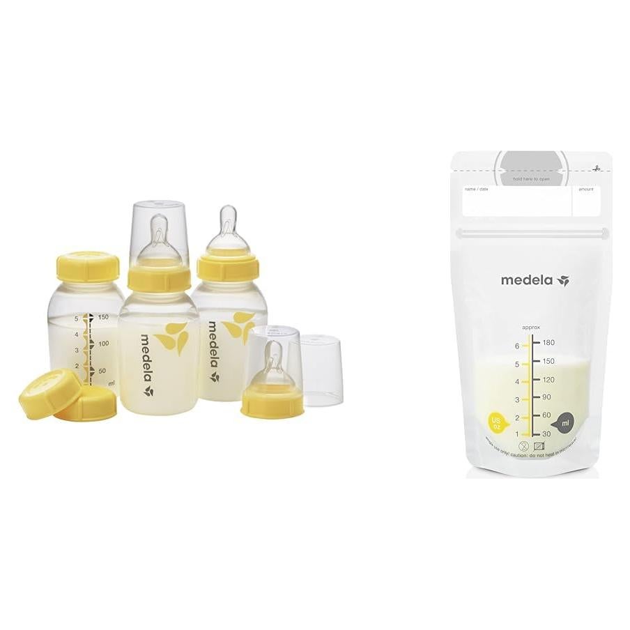 Botellas de Almacenamiento de Leche Materna Medela 150ml x3
