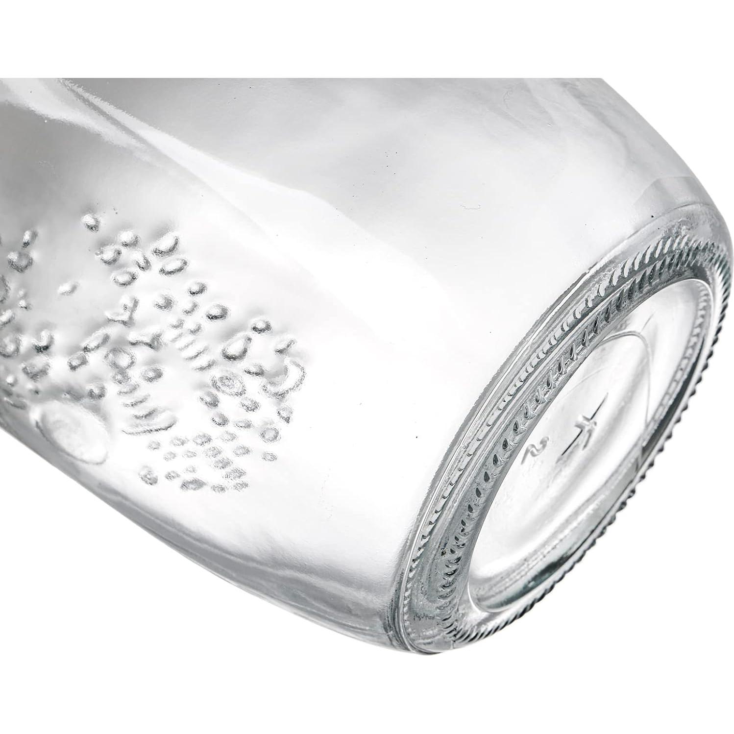 Botellas de Leche de Vidrio ZOOFOX 4 Pzas 0.95L Herméticas