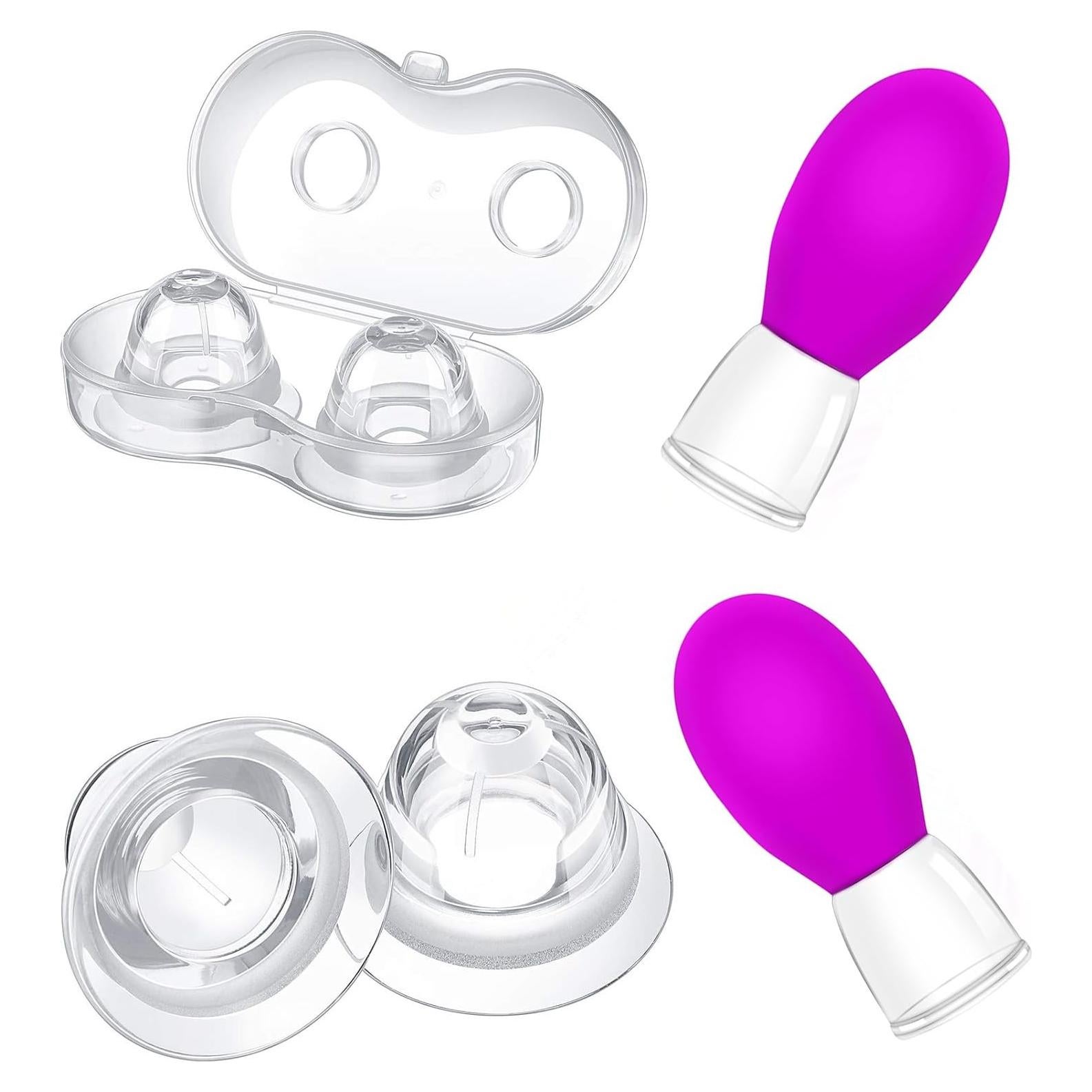 Extractor de Pezones de Silicona para Lactancia 4 PCS