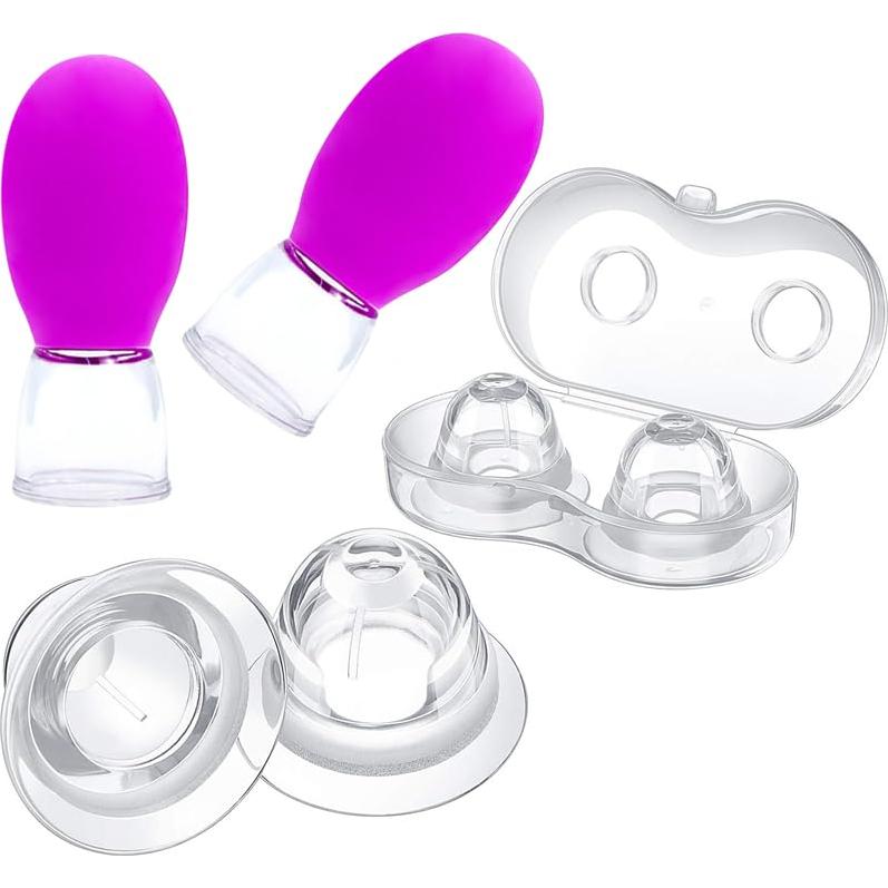 Extractor de Pezones de Silicona para Lactancia 4 PCS