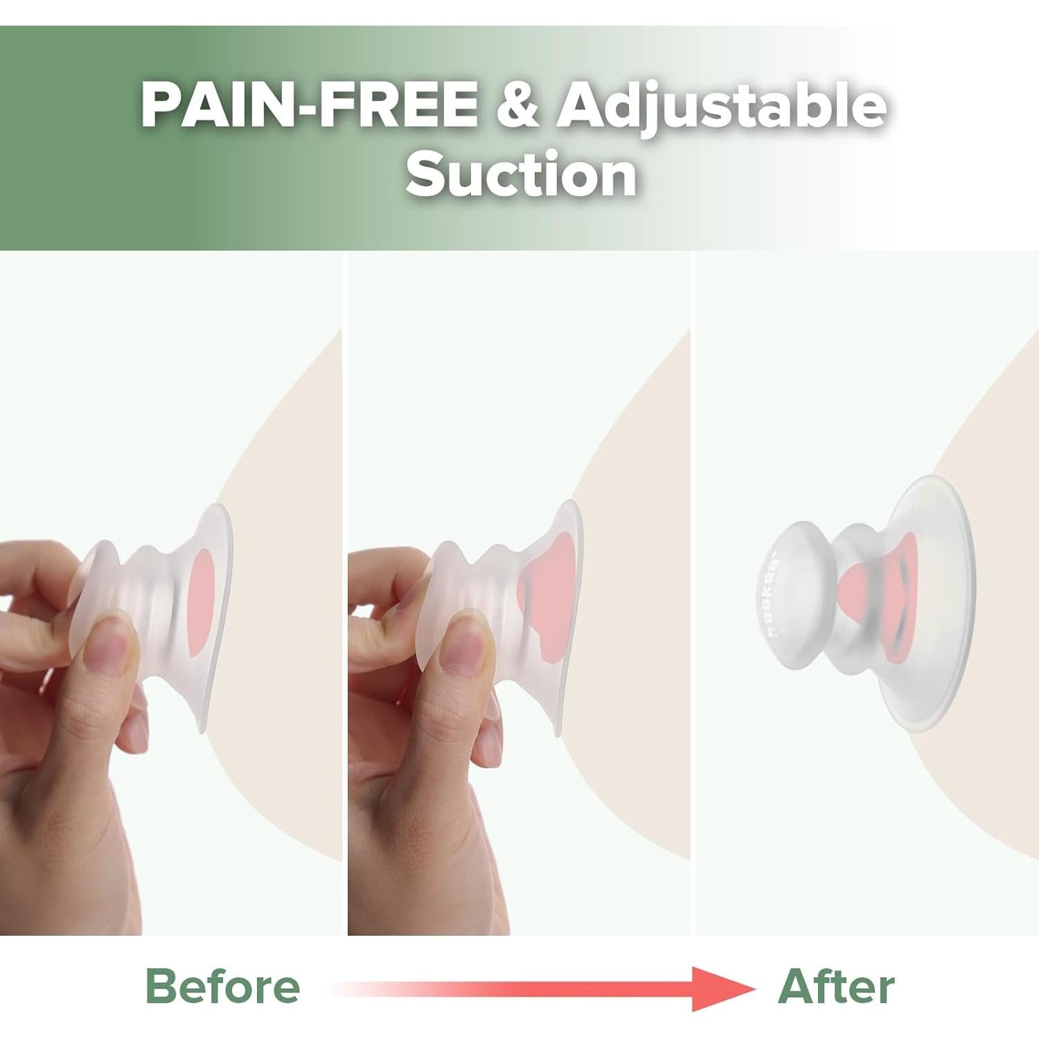 Corrector de Pezones de Silicona Haakaa 22mm para Lactancia