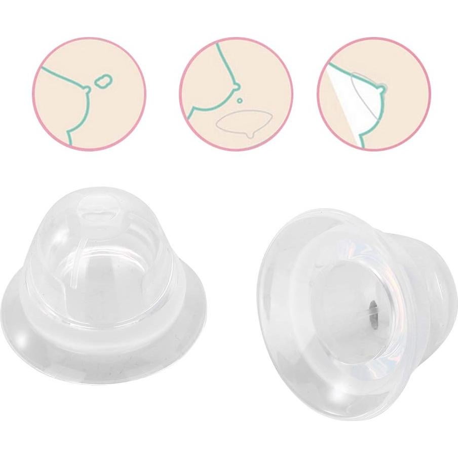 Corrector de Pezones de Silicona - 1 Par para Lactancia