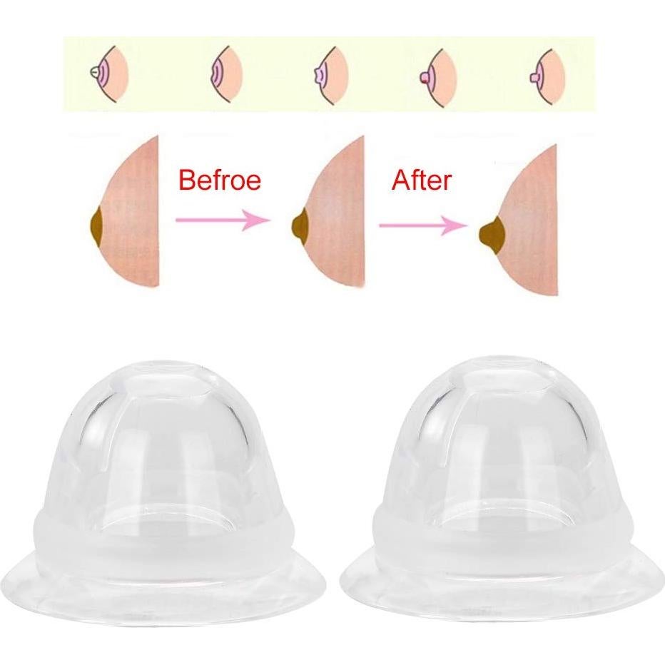 Corrector de Pezones de Silicona - 1 Par para Lactancia