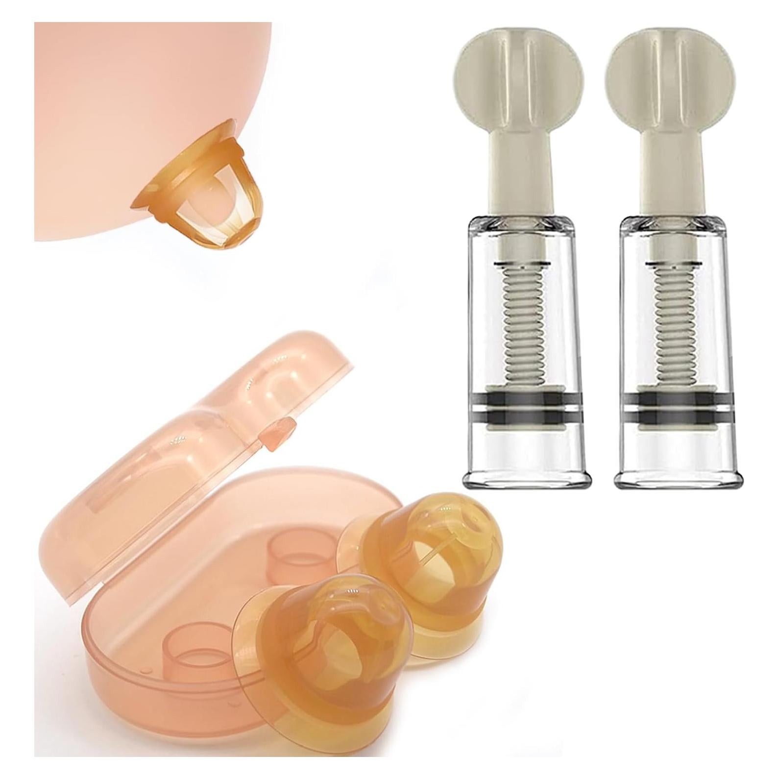 Correctores de Pezones Jesakmie - 2 Pares para Lactancia