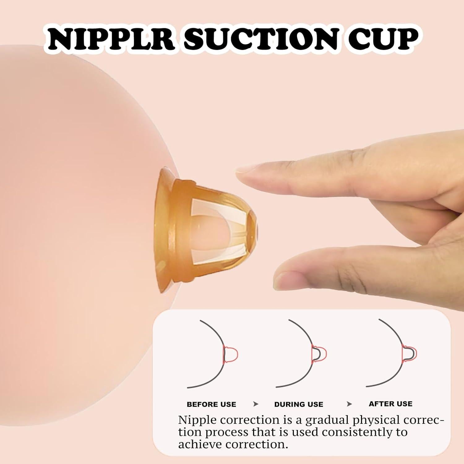 Correctores de Pezones Jesakmie - 2 Pares para Lactancia