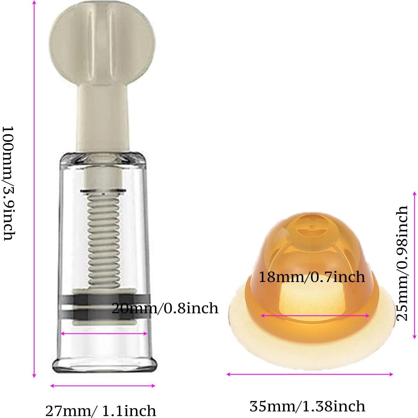 Correctores de Pezones Jesakmie - 2 Pares para Lactancia