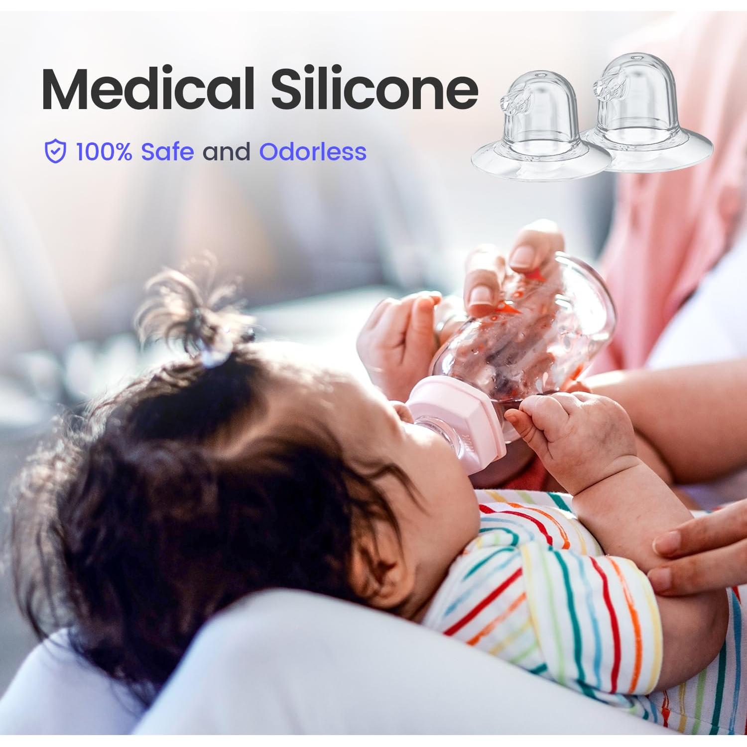 Copas de Succión Pequeñas 15mm Rolevin - 2 Pcs Silicona