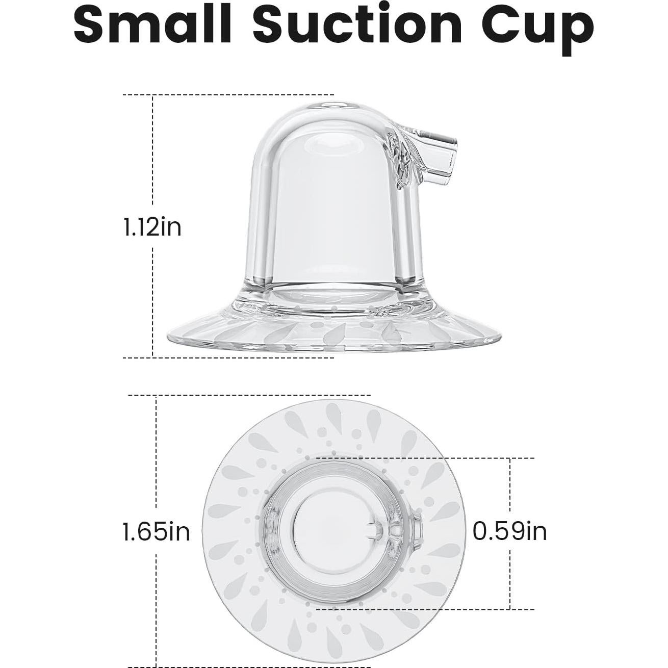 Copas de Succión Pequeñas 15mm Rolevin - 2 Pcs Silicona
