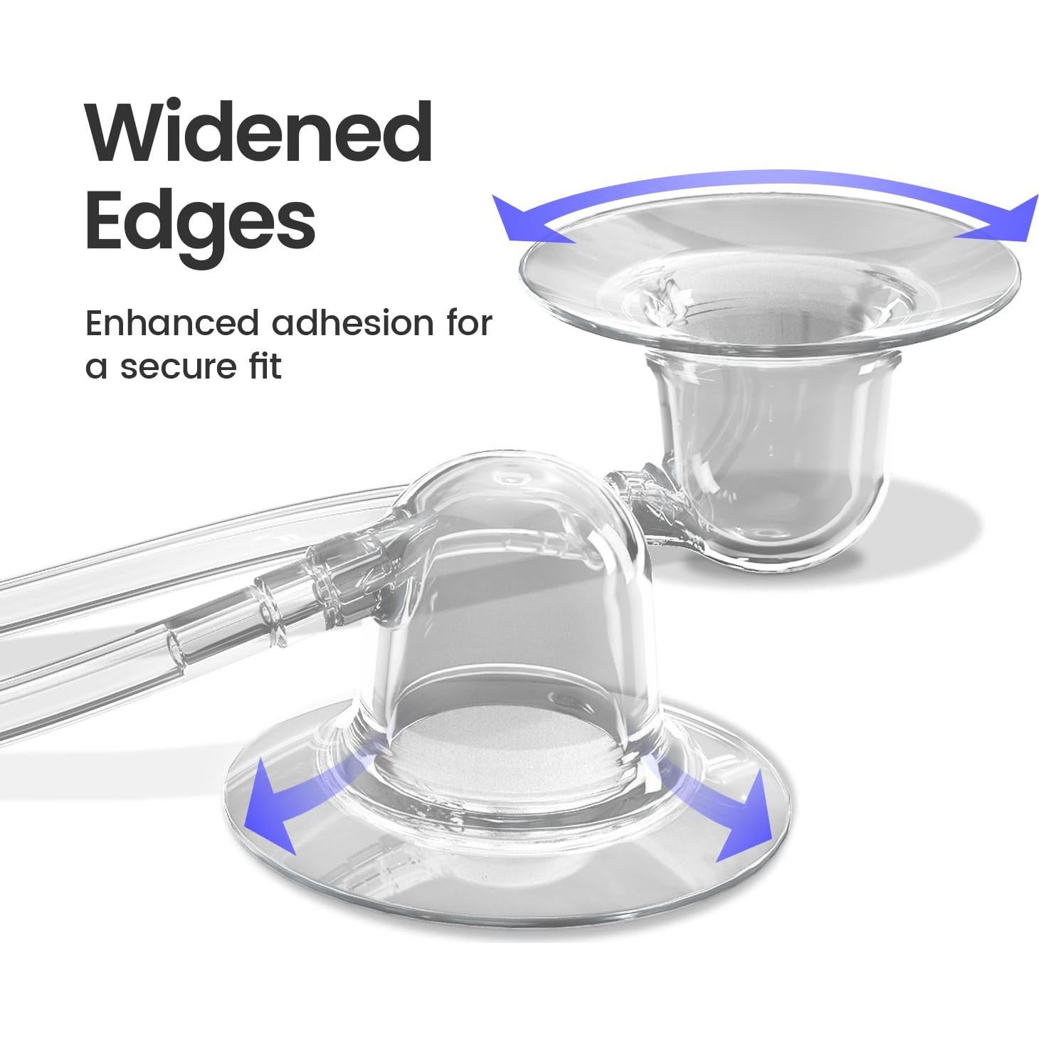 Copas de Succión Pequeñas 15mm Rolevin - 2 Pcs Silicona