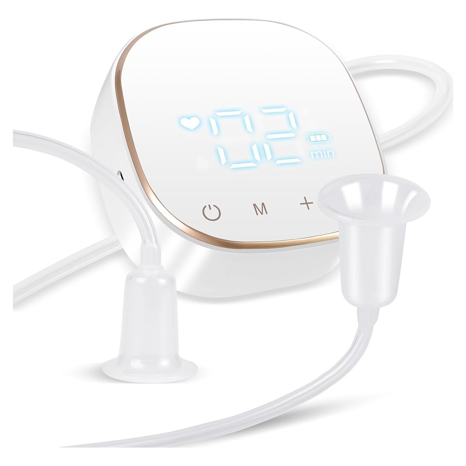 Corrector de Pezones Invertidos Eléctrico Blanco - 3 Modos y 9 Niveles