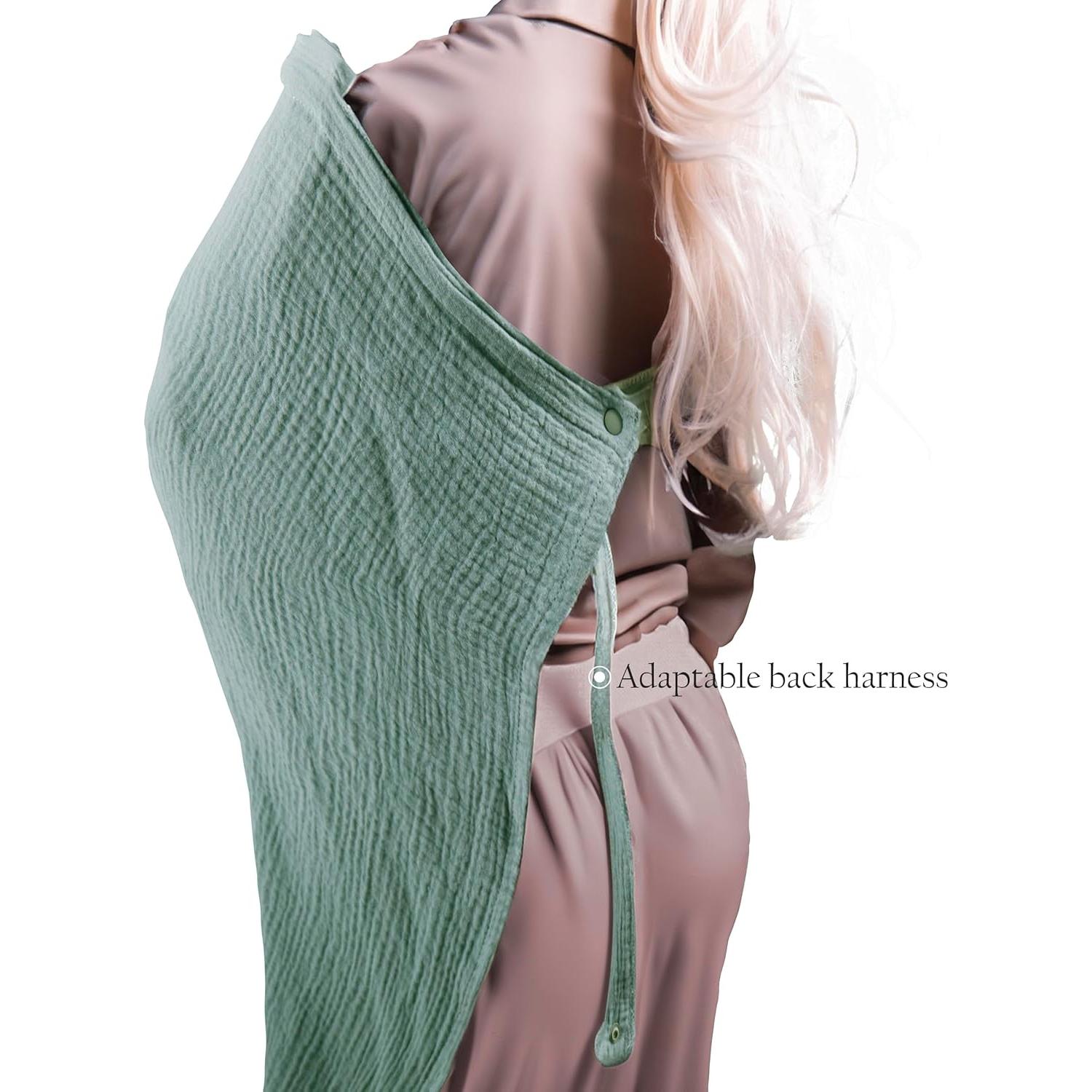 Cubierta de Lactancia LALAHOME - Paquete de 2 Muselina Algodón