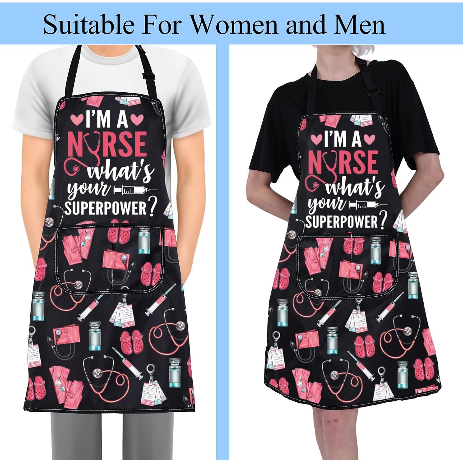 Delantal de Cocina para Enfermera FUSTMW con Bolsillos 73x68cm