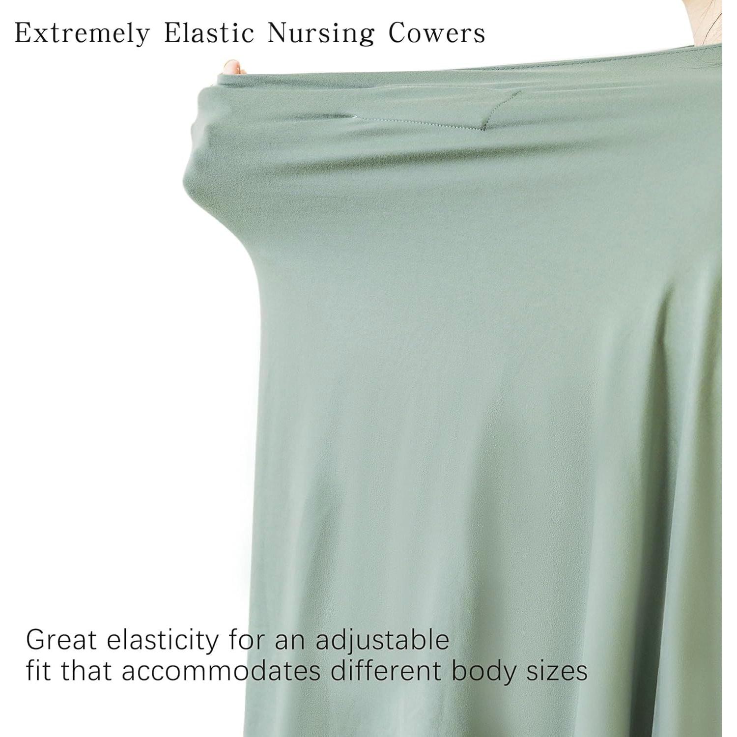 Cubierta de Lactancia MairMore Verde Transpirable 360°