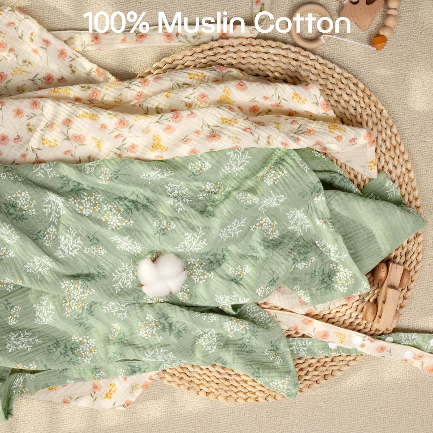 Funda de Lactancia Mexxi de Muselina Verde 104x74 cm