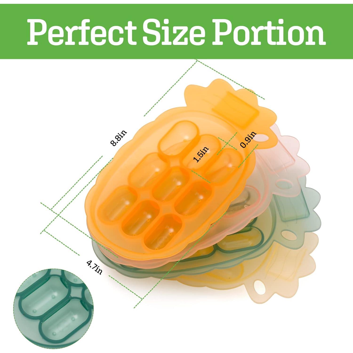 Bandeja de congelador de silicona Haakaa para bebés - Libre de BPA