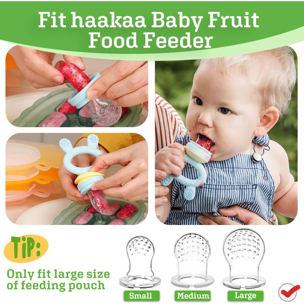 Bandeja de congelador de silicona Haakaa para bebés - Libre de BPA