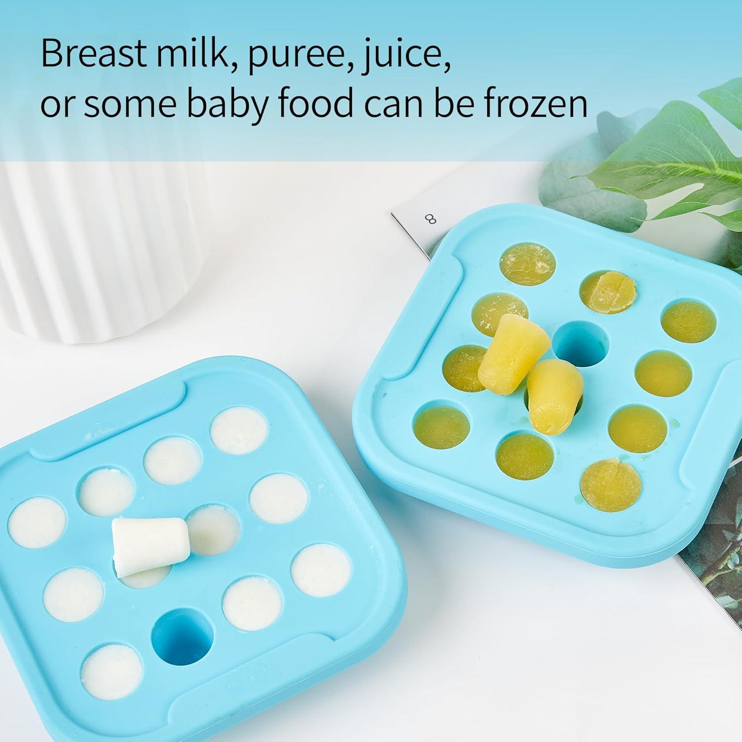 Moldes de Silicona para Alimentos Bebés WENQING 1.13L